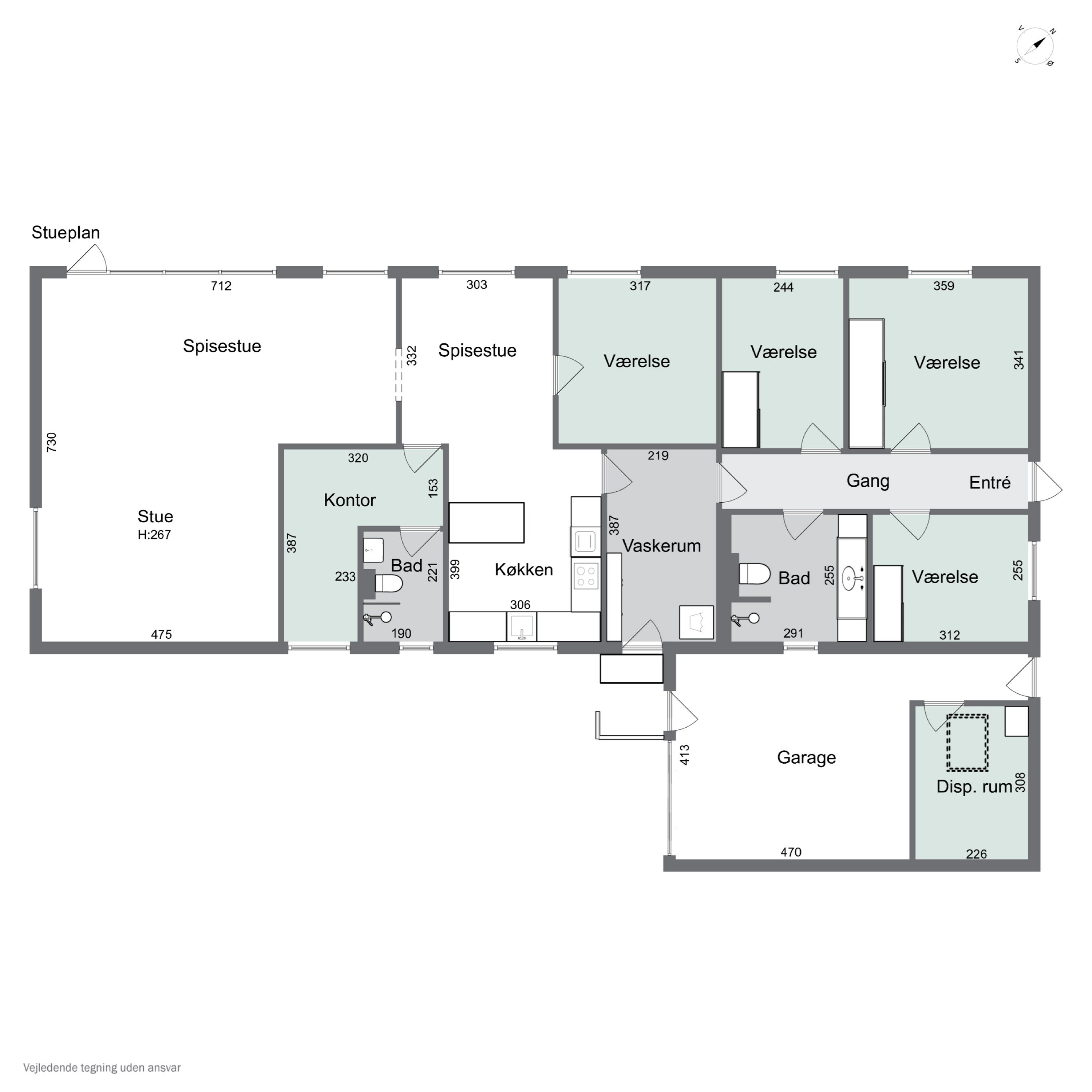Plantegninger billede af Lærkevej 8, 7760 Hurup Thy