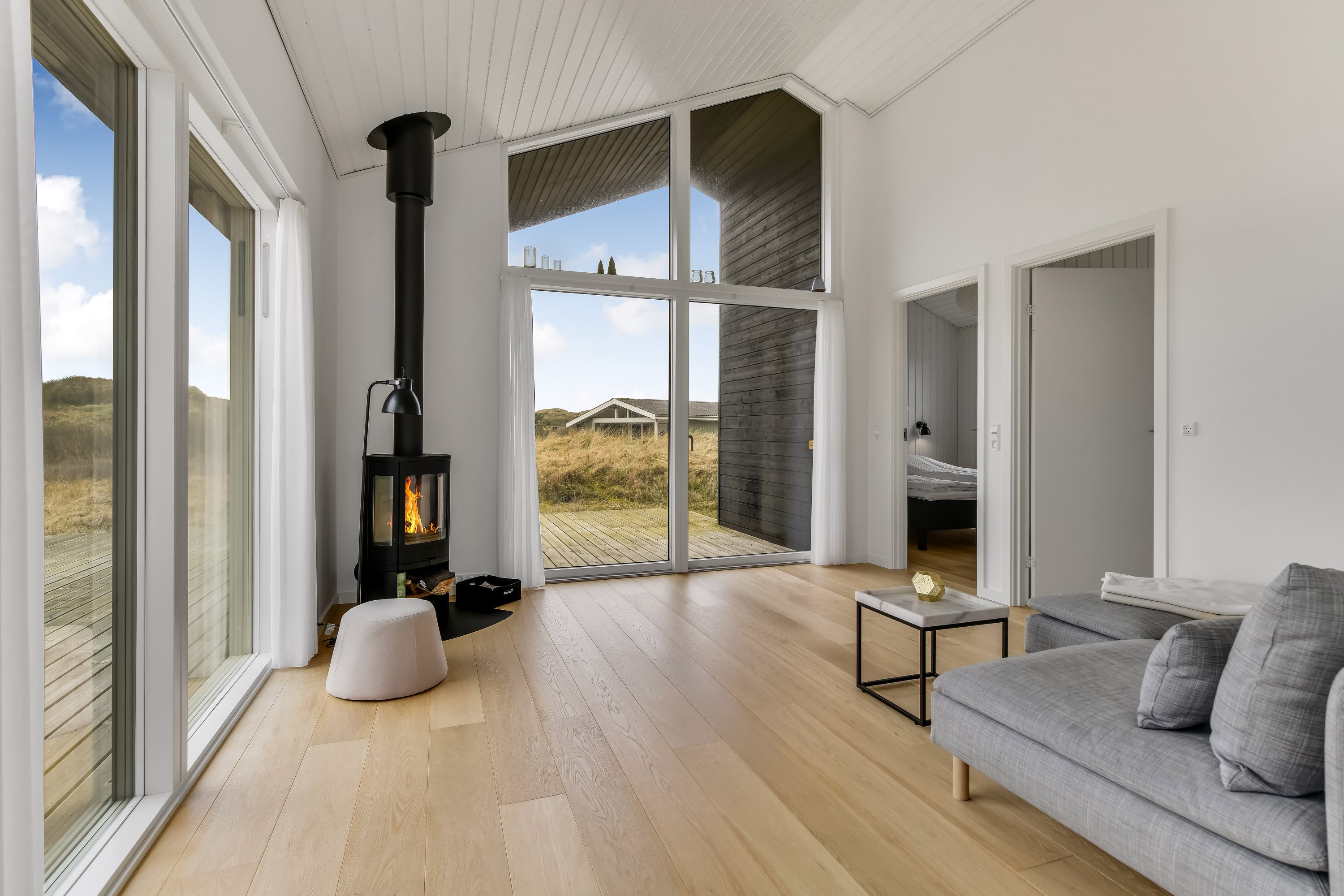 Fremhævet stue billede i fuldskærmstilstand. Billede af Hympelvej 40, Rindby Strand, 6720 Fanø