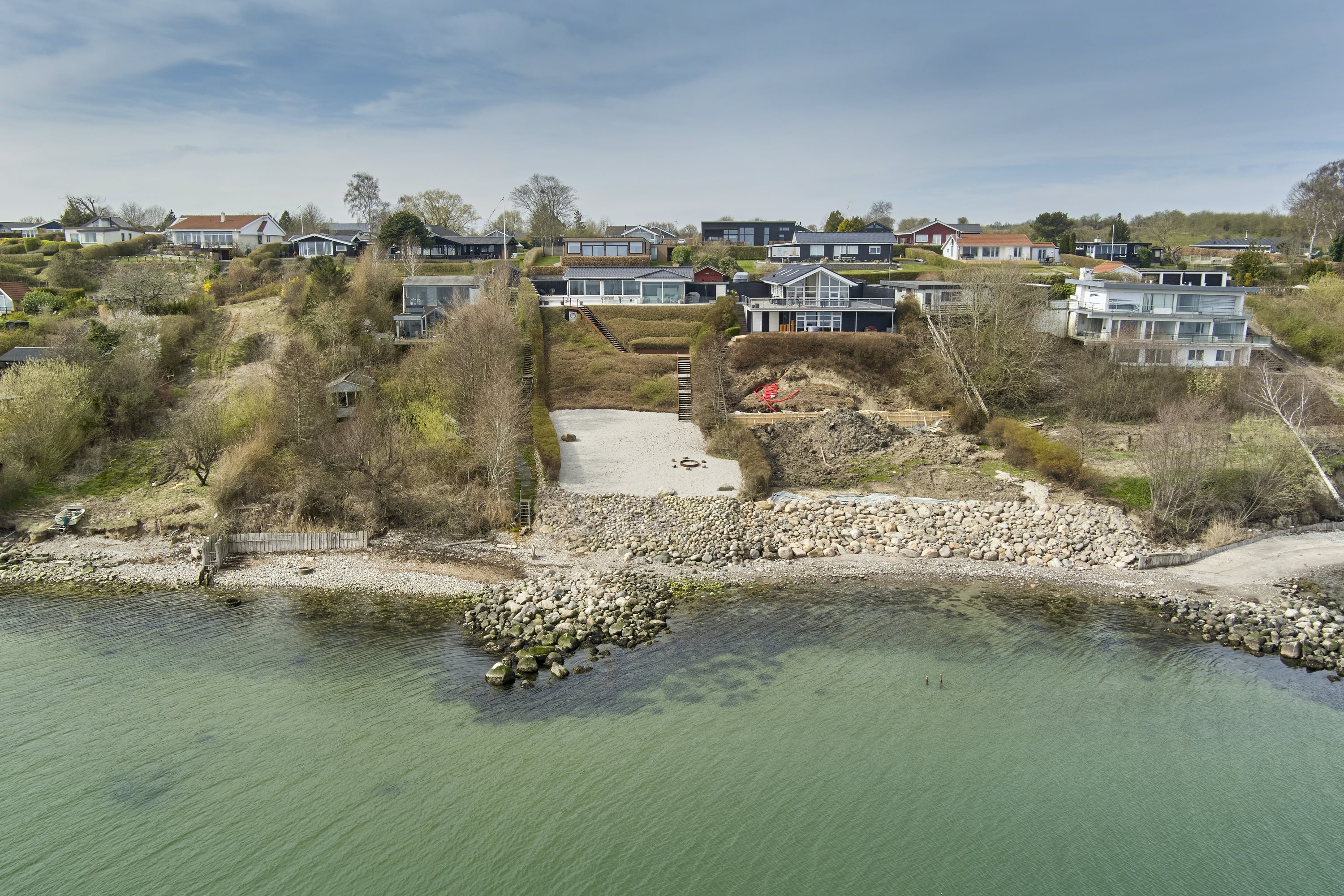 Fremhævet luftfoto billede i fuldskærmstilstand. Billede af Niels Pedersensvej 45B, Mørkholt, 7080 Børkop