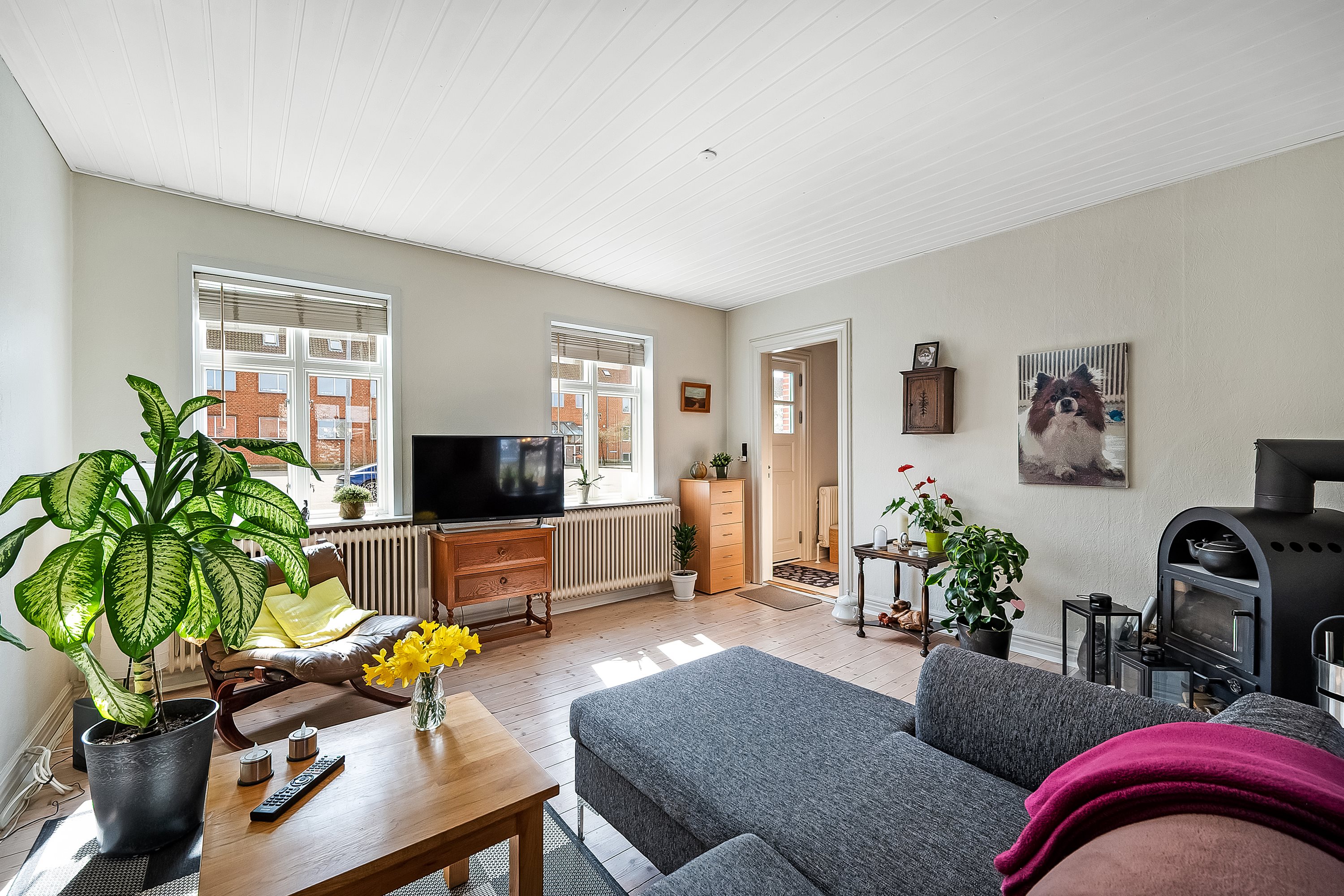 Fremhævet stue billede i fuldskærmstilstand. Billede af Voldgade 9, 6900 Skjern