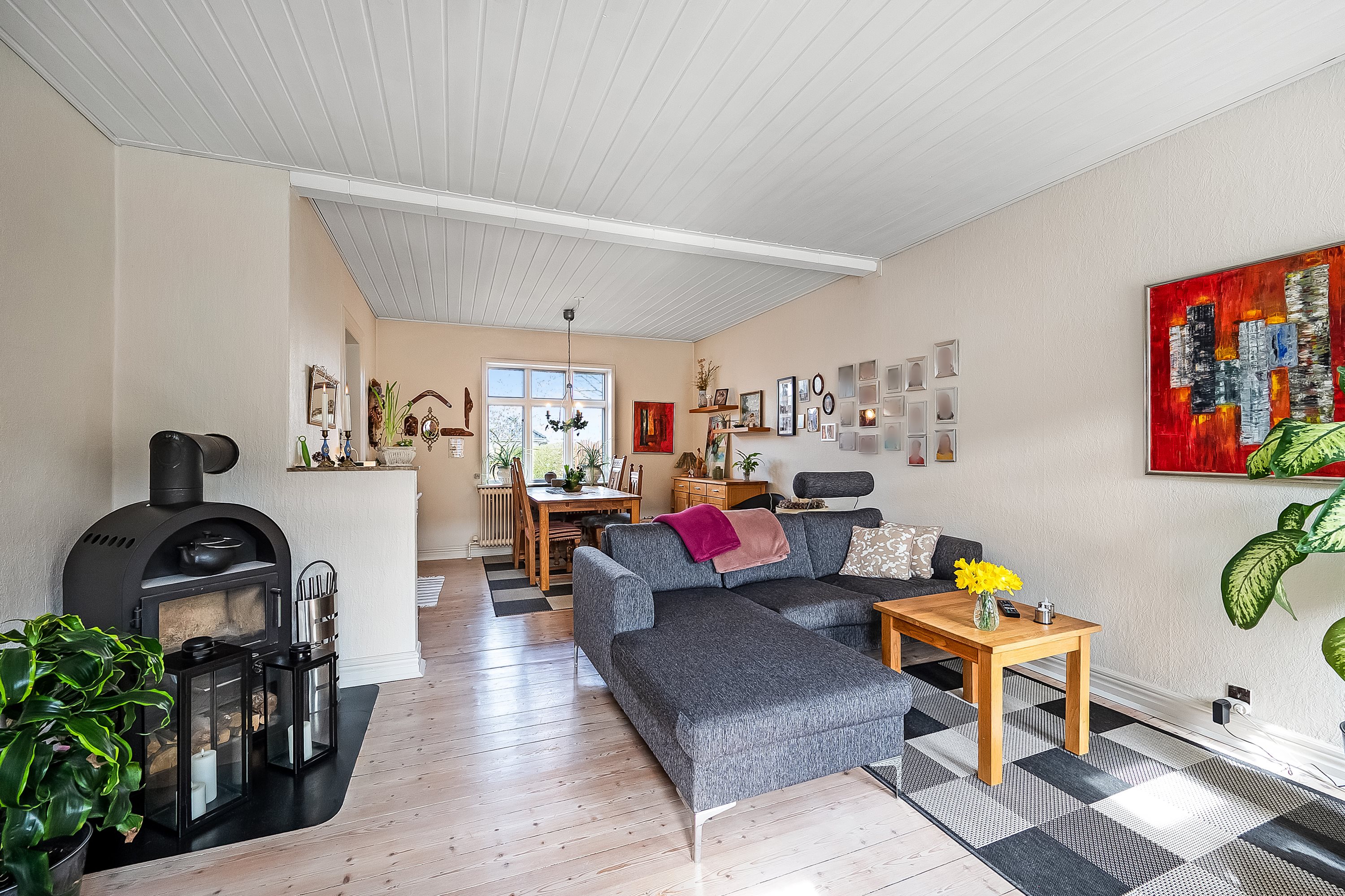 Fremhævet stue billede i fuldskærmstilstand. Billede af Voldgade 9, 6900 Skjern