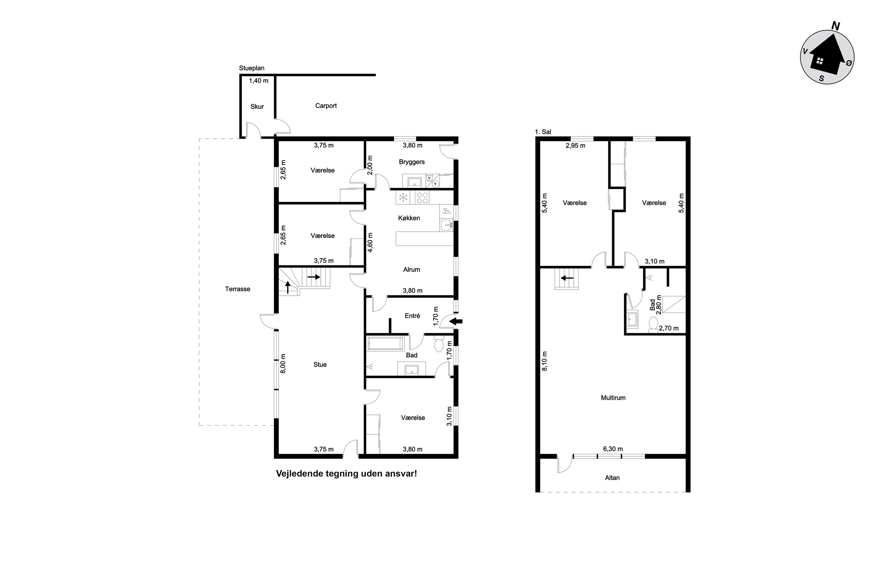 Plantegninger billede af Tromsøvej 22, Rindum, 6950 Ringkøbing