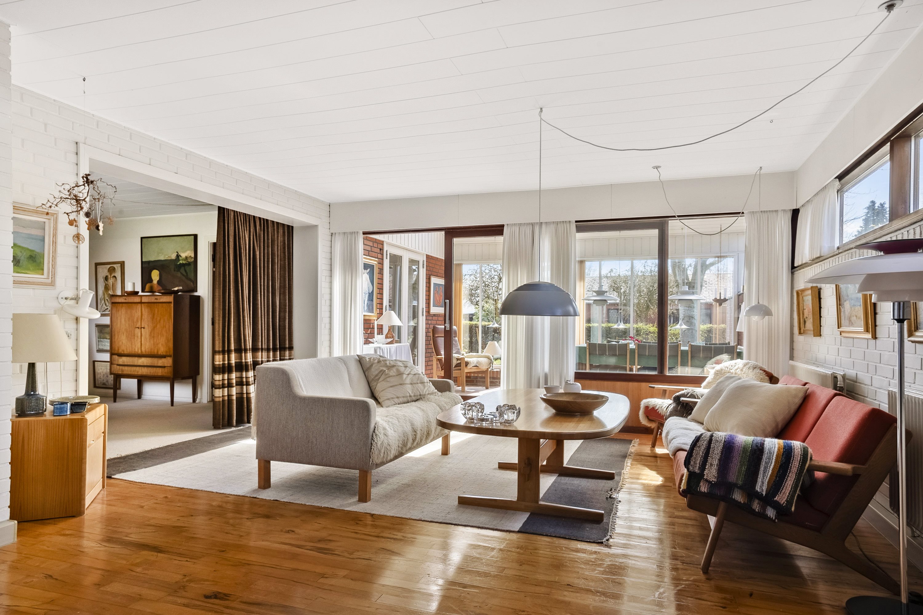 Fremhævet stue billede i fuldskærmstilstand. Billede af Søndervangvej 10, Askov, 6600 Vejen