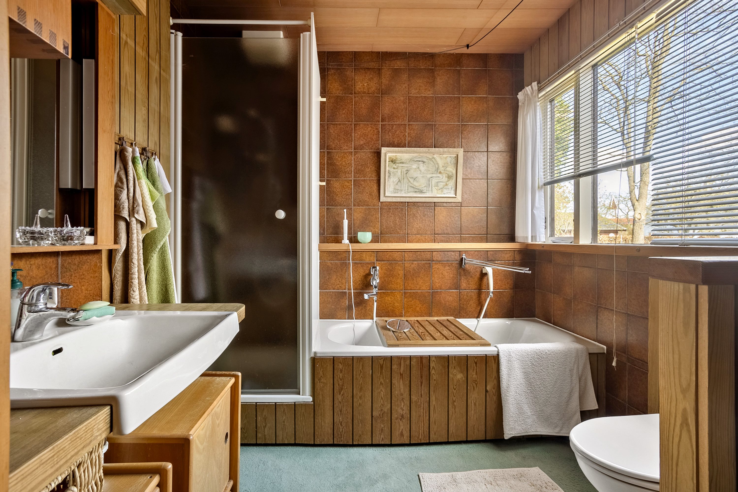 Fremhævet badeværelse billede i fuldskærmstilstand. Billede af Søndervangvej 10, Askov, 6600 Vejen