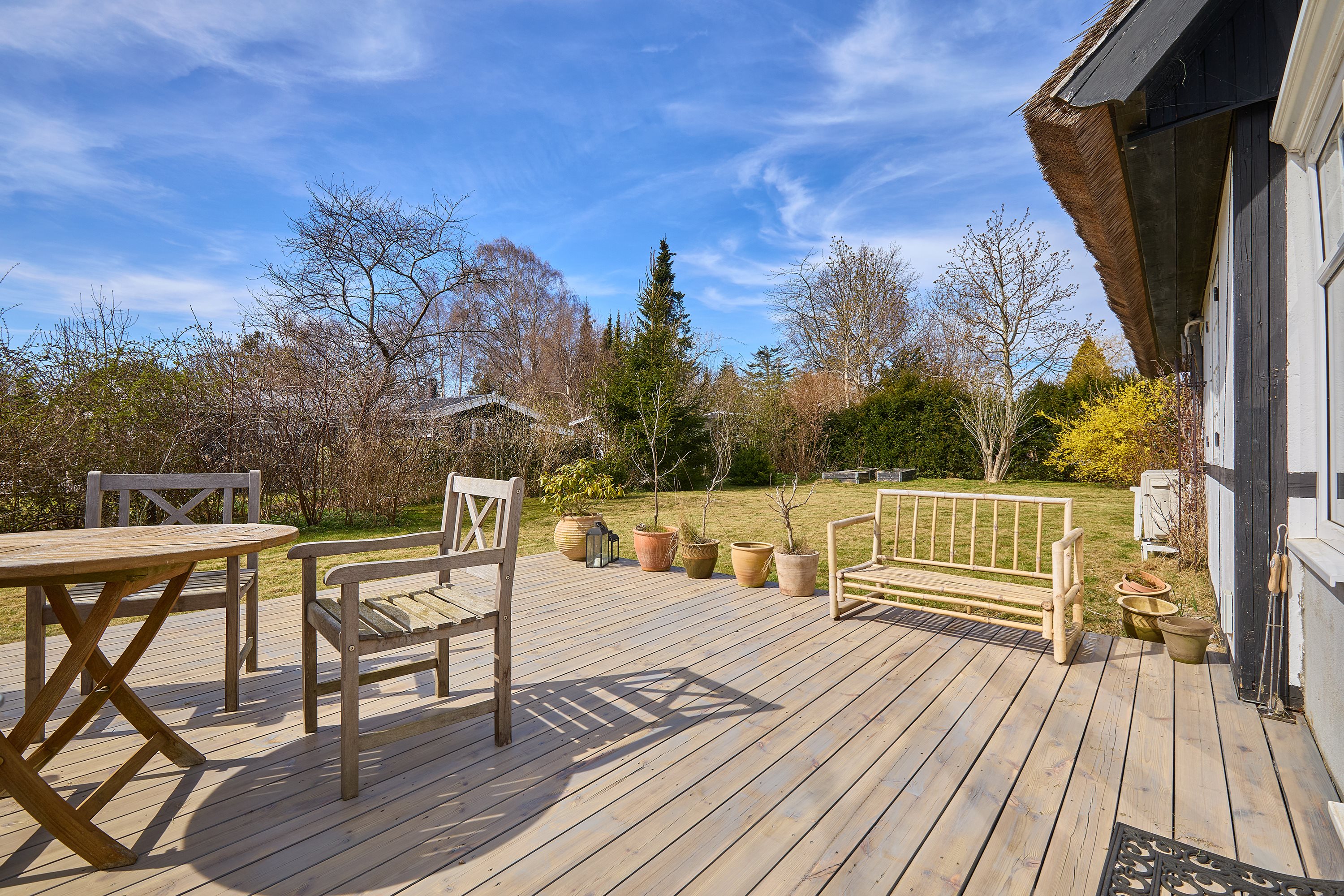 Fremhævet terrasse billede i fuldskærmstilstand. Billede af Hvedevænget 20, Udsholt, 3230 Græsted