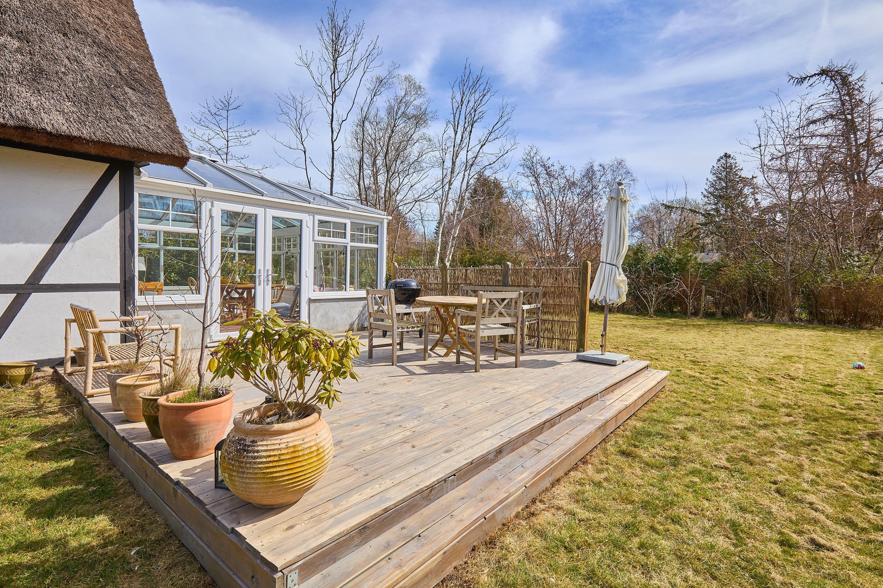 Fremhævet terrasse billede i fuldskærmstilstand. Billede af Hvedevænget 20, Udsholt, 3230 Græsted