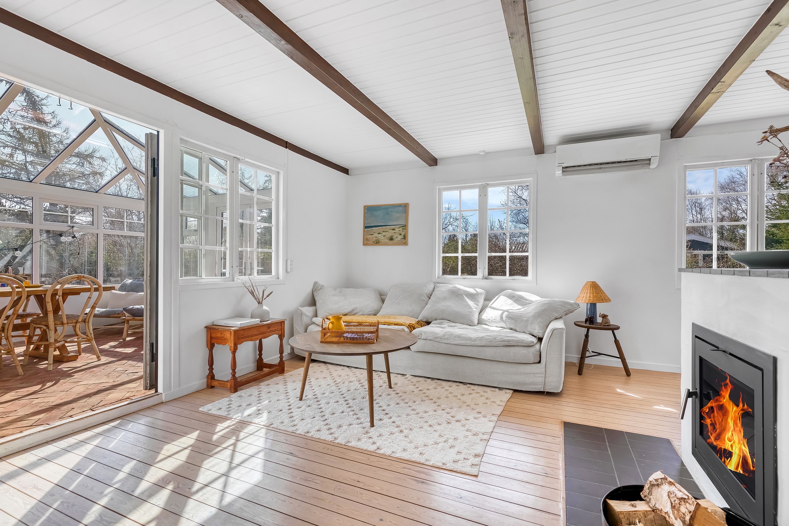 Fremhævet stue billede i fuldskærmstilstand. Billede af Hvedevænget 20, Udsholt, 3230 Græsted