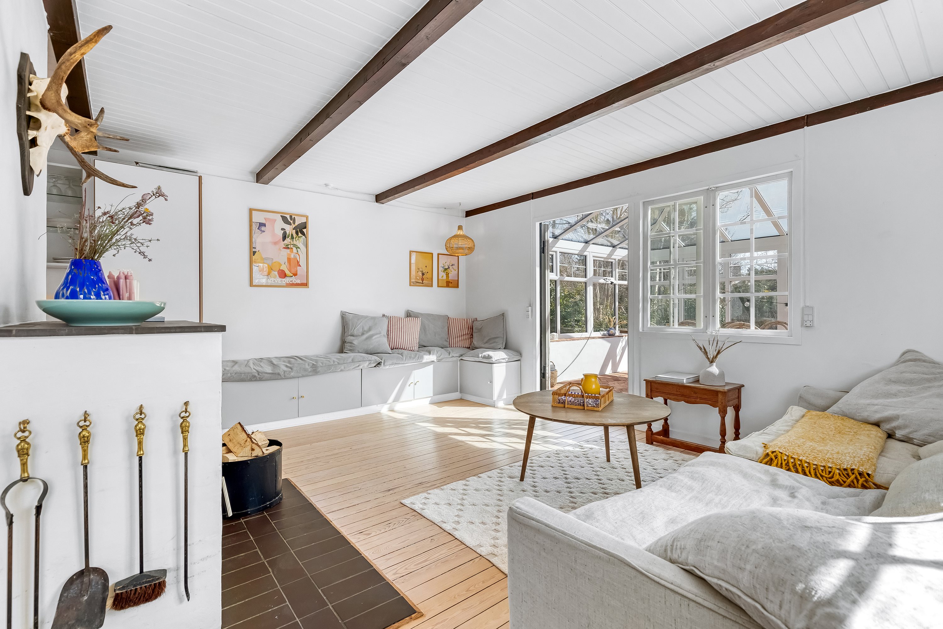 Fremhævet stue billede i fuldskærmstilstand. Billede af Hvedevænget 20, Udsholt, 3230 Græsted