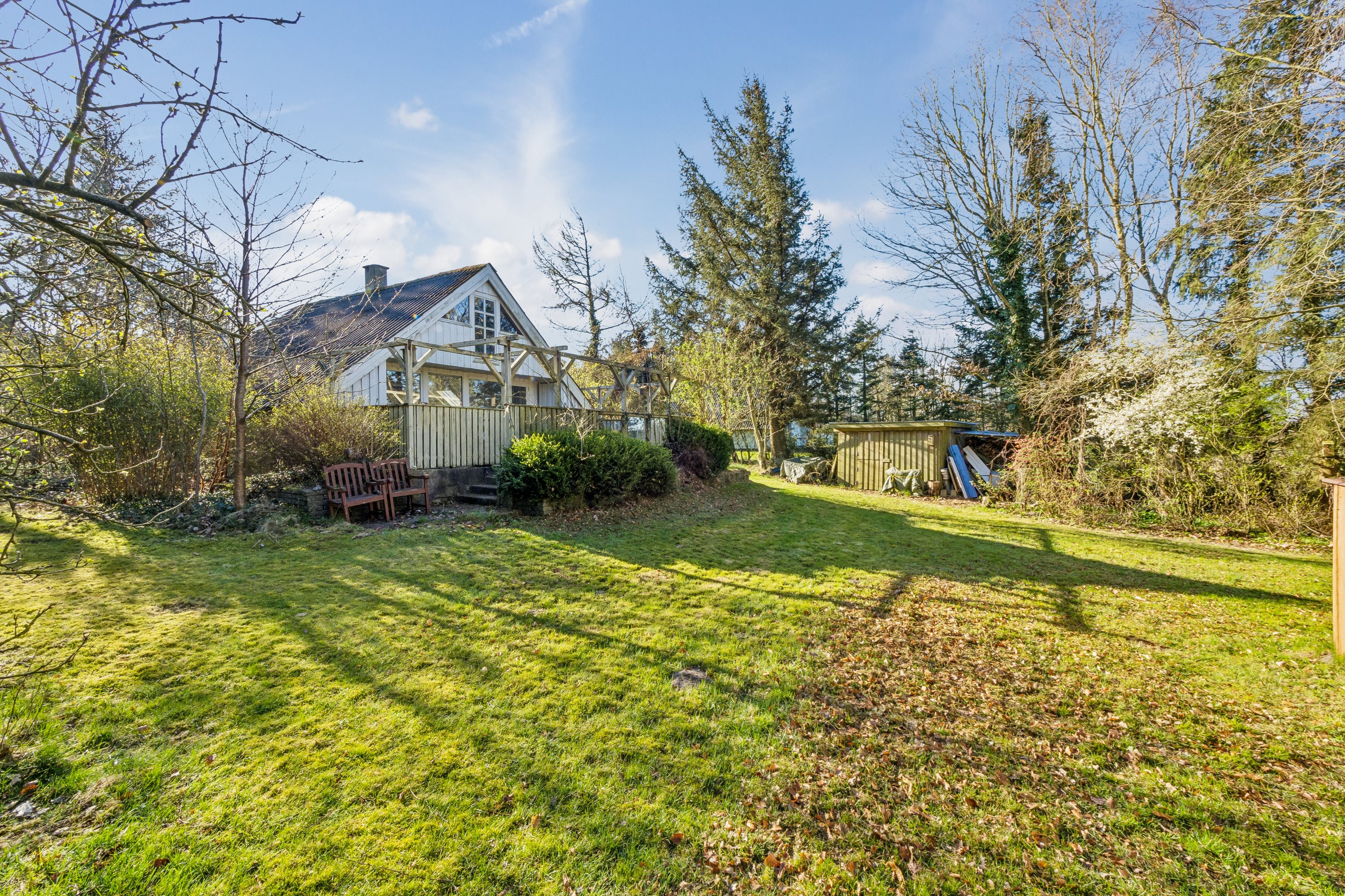 Fremhævet have billede i fuldskærmstilstand. Billede af Lyngvej 17, Sæbygård Feriecenter, 7870 Roslev