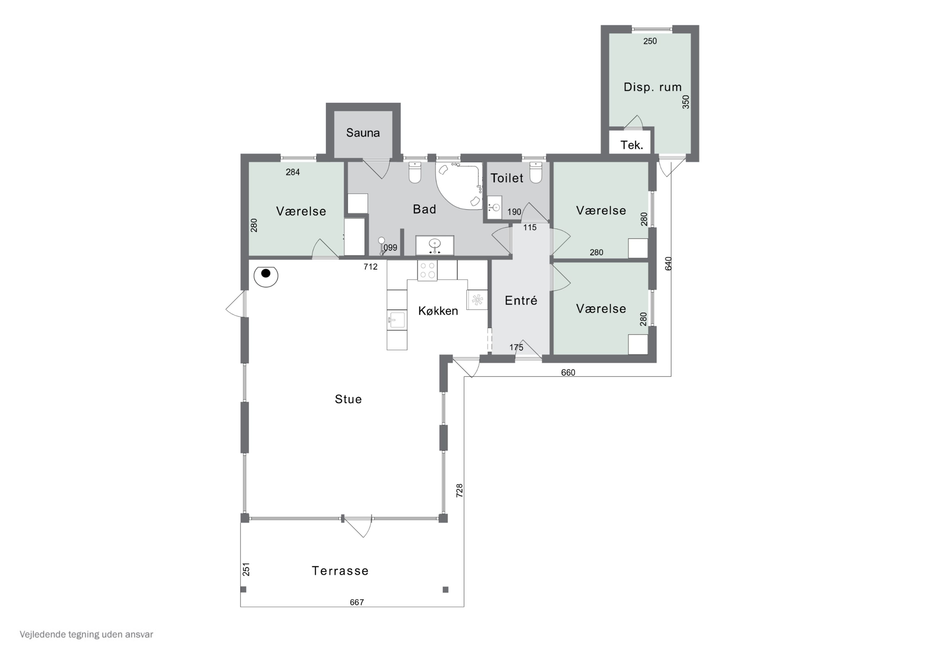 Plantegninger billede af Møllebakken 26, Klitmøller, 7700 Thisted
