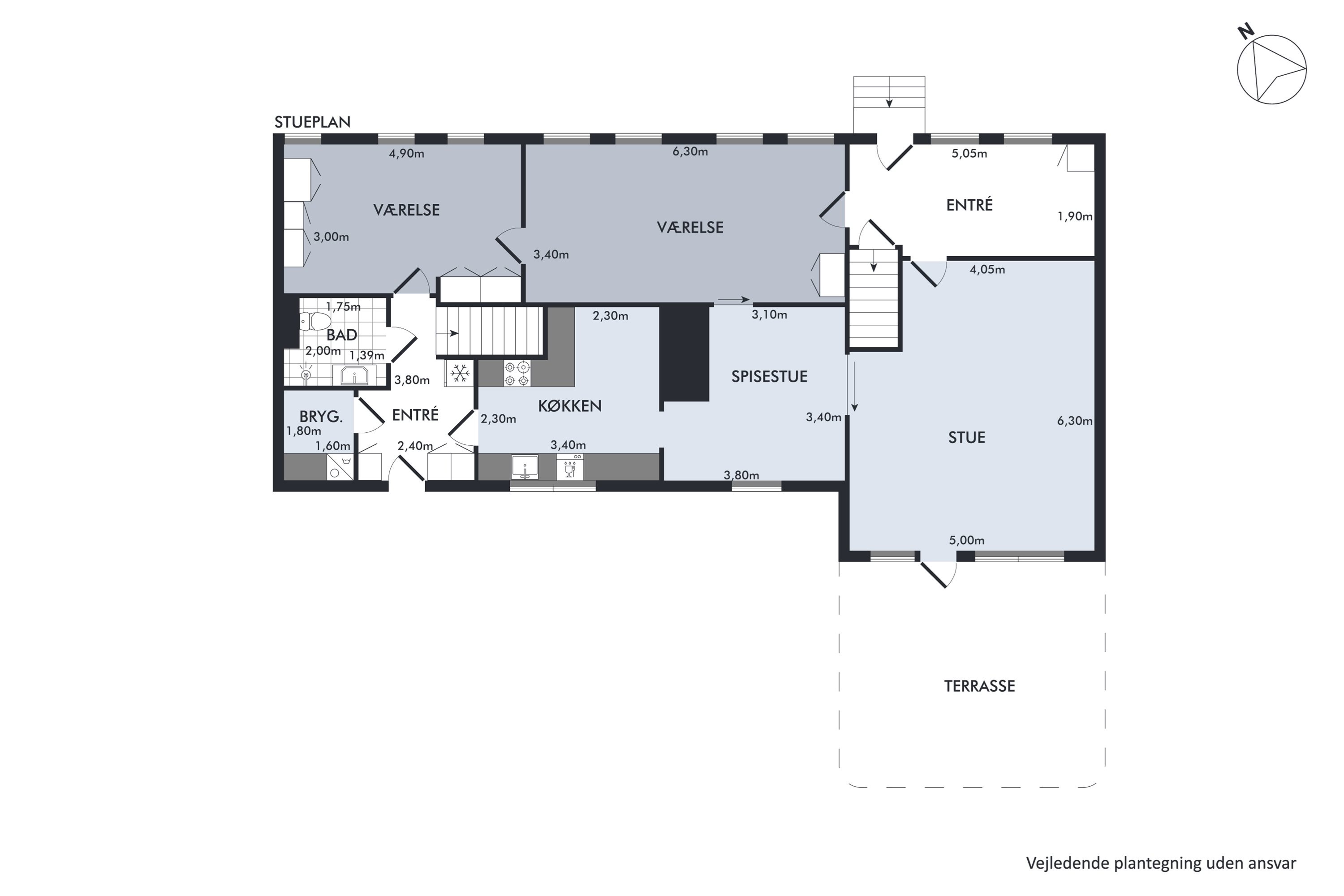 Plantegninger billede af Østermarksvej 4, Gjerlev, 8983 Gjerlev J