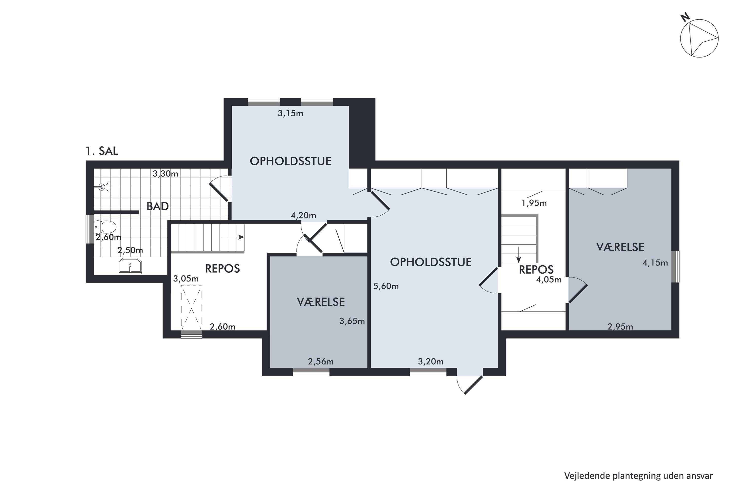 Plantegninger billede af Østermarksvej 4, Gjerlev, 8983 Gjerlev J