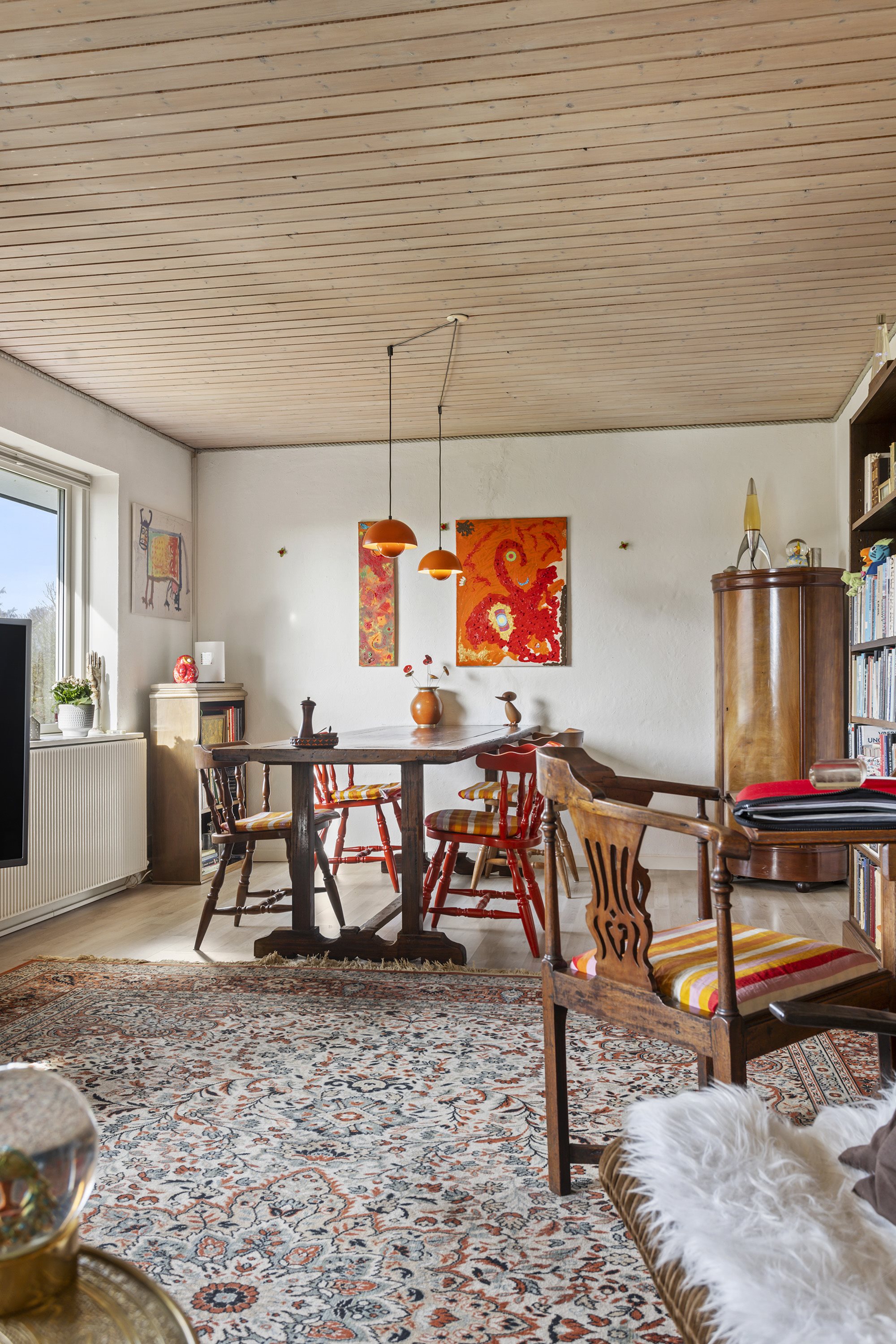 Fremhævet stue billede i fuldskærmstilstand. Billede af Åglimt 1-3, Gerå, 9340 Asaa