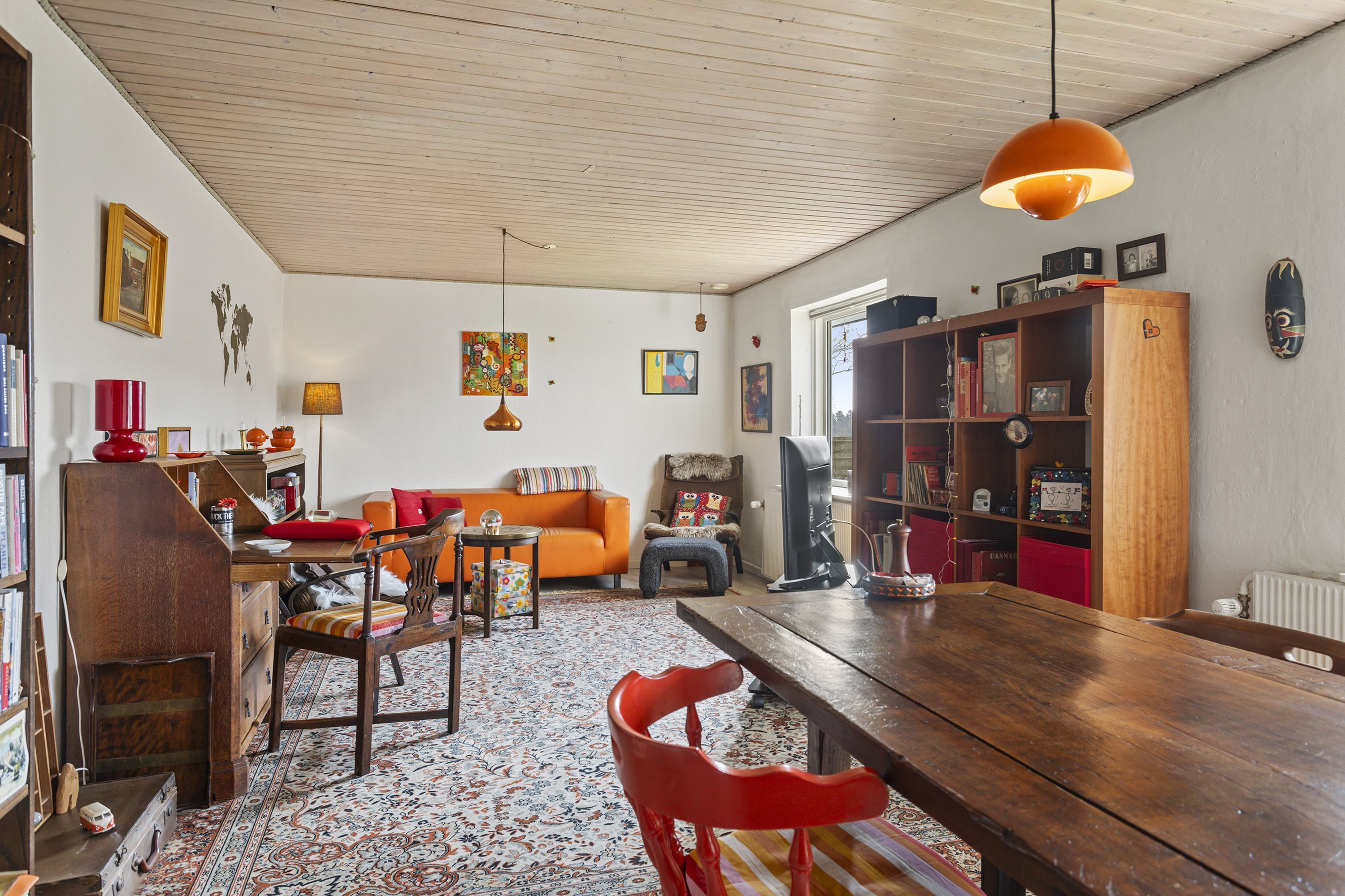 Fremhævet stue billede i fuldskærmstilstand. Billede af Åglimt 1-3, Gerå, 9340 Asaa