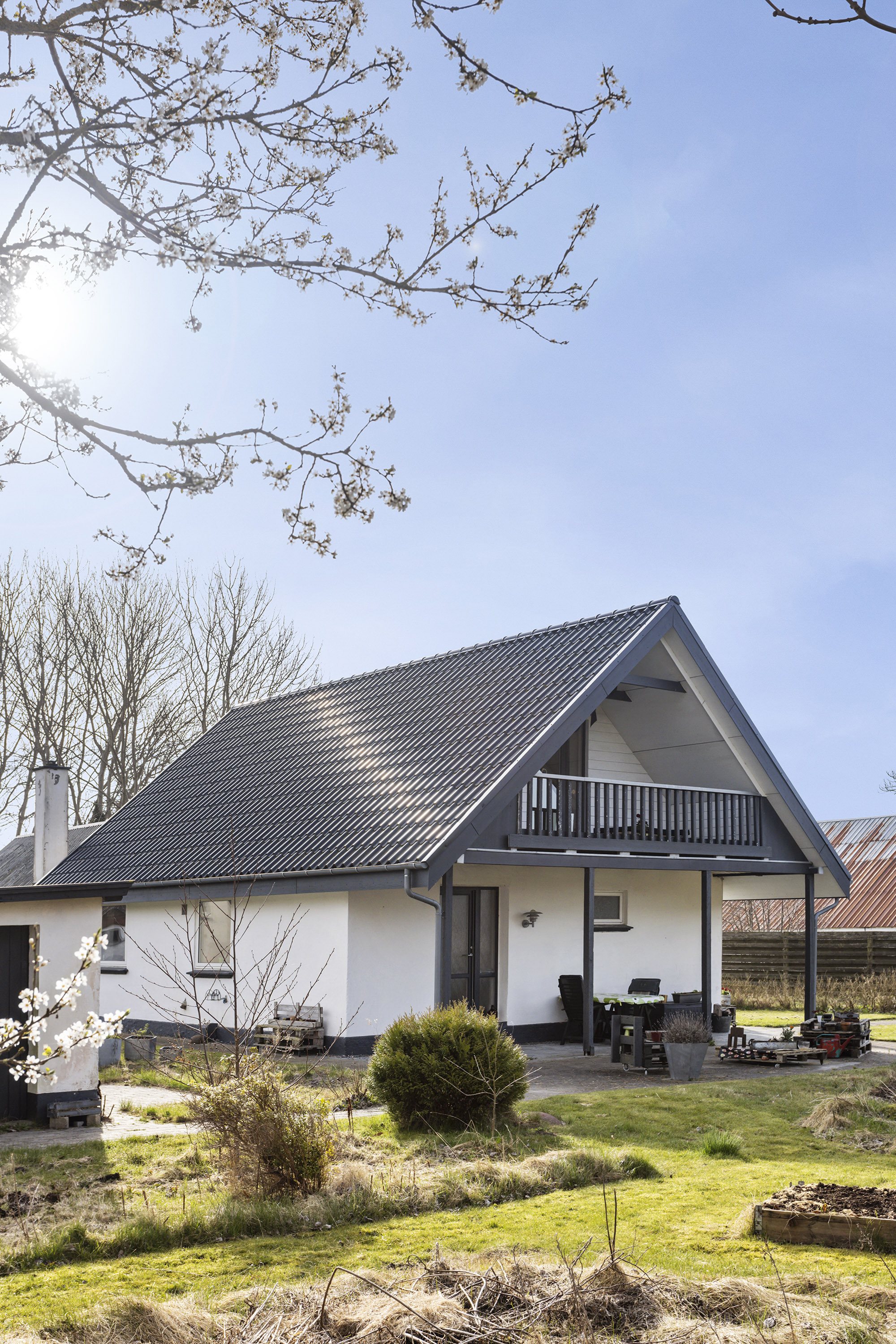 Fremhævet facade billede i fuldskærmstilstand. Billede af Åglimt 1-3, Gerå, 9340 Asaa