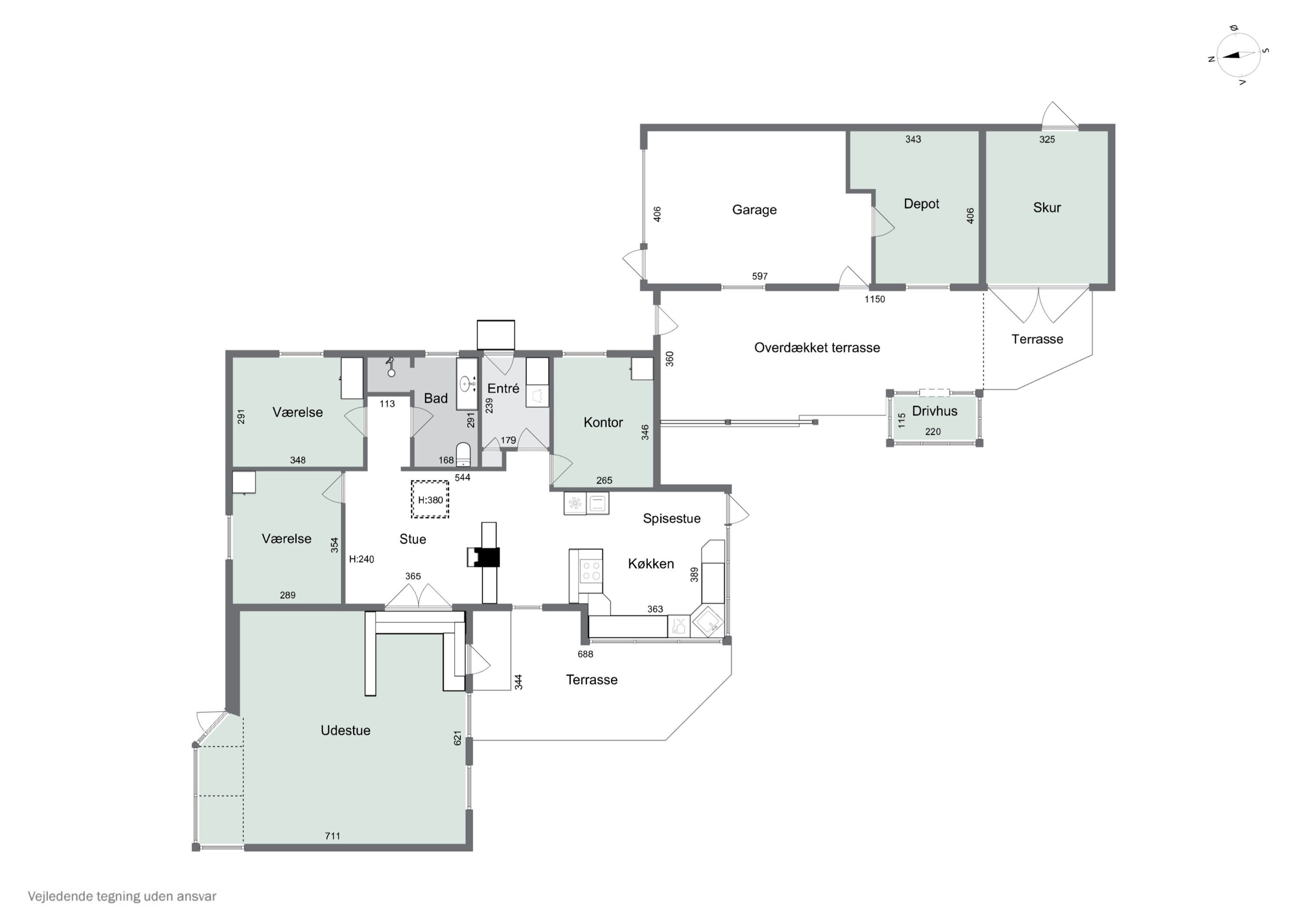Plantegninger billede af Friggsvej 25, 9870 Sindal