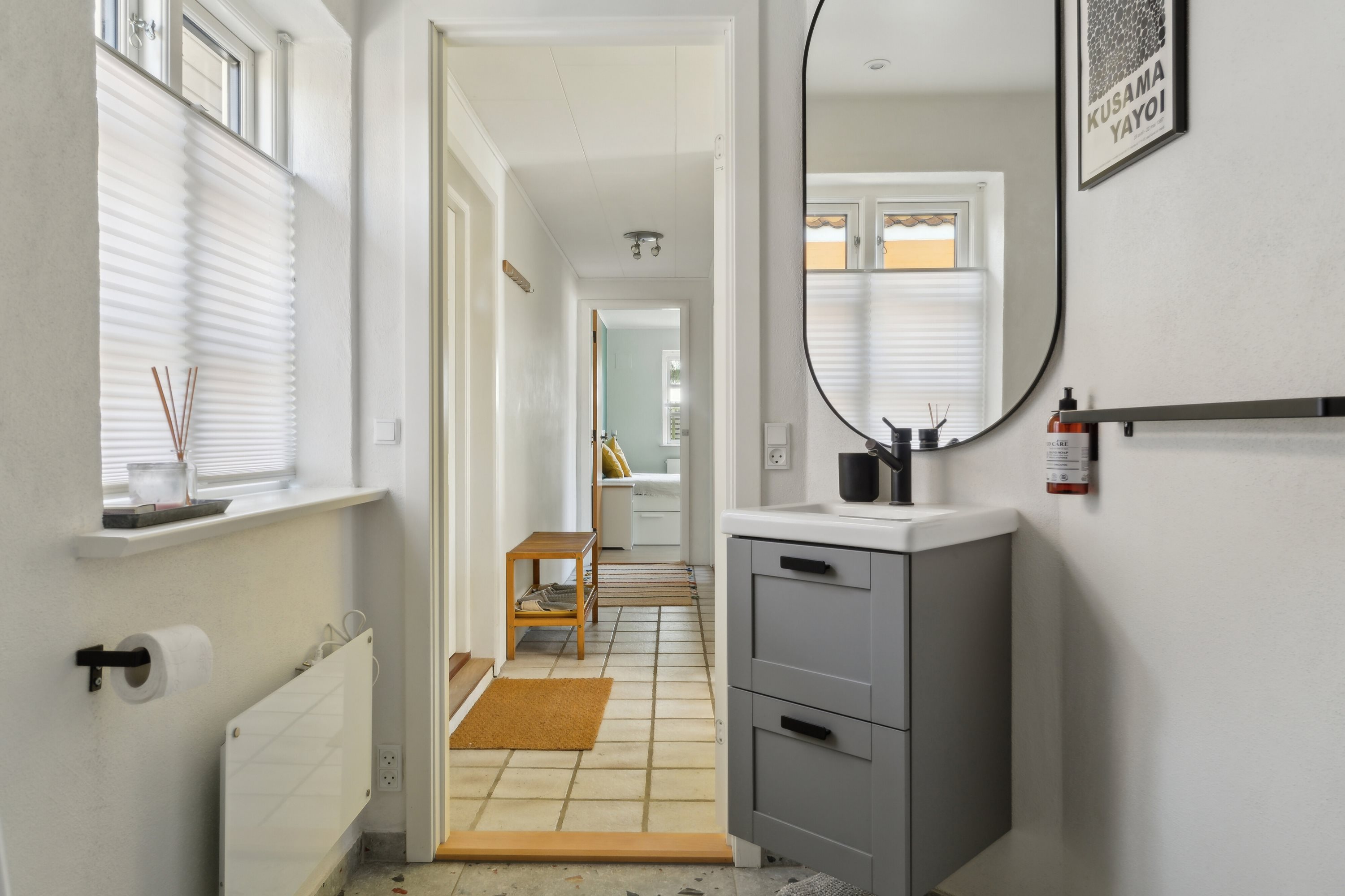 Fremhævet badeværelse billede i fuldskærmstilstand. Billede af Fjællebrovejen 35, Fjællebroen, 5762 Vester Skerninge