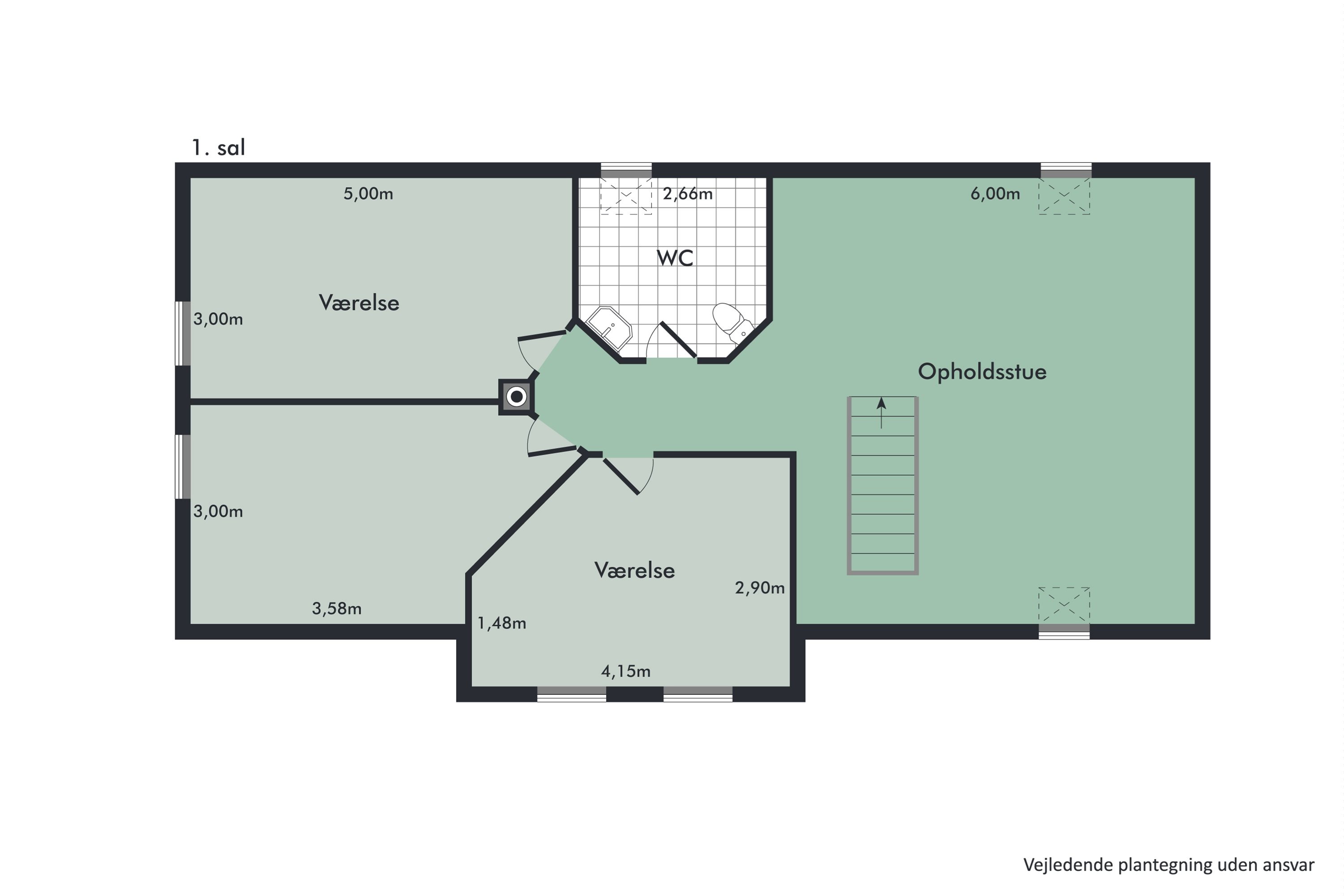 Plantegninger billede af Voldborggade 8A, 9240 Nibe