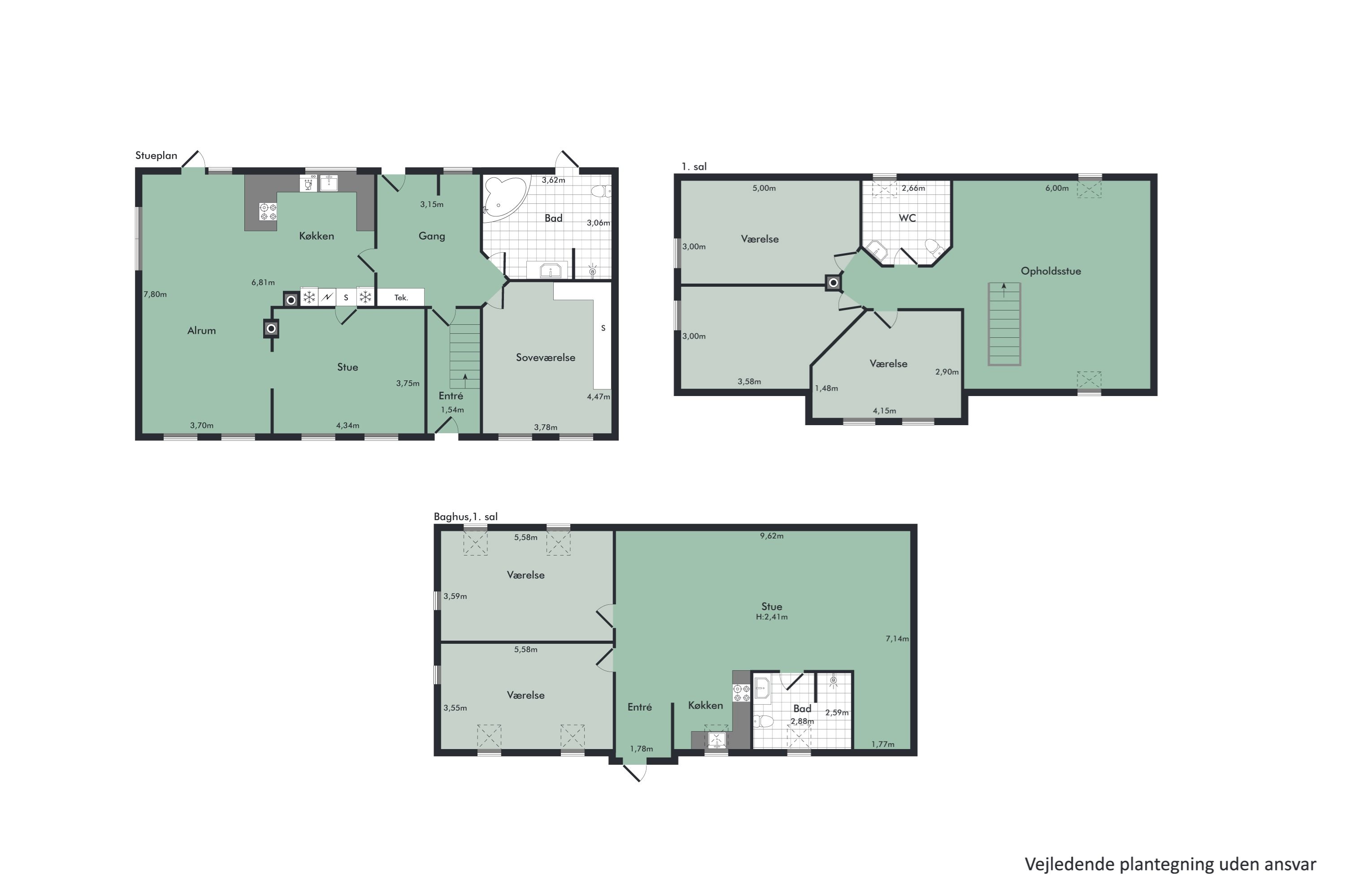 Plantegninger billede af Voldborggade 8A, 9240 Nibe