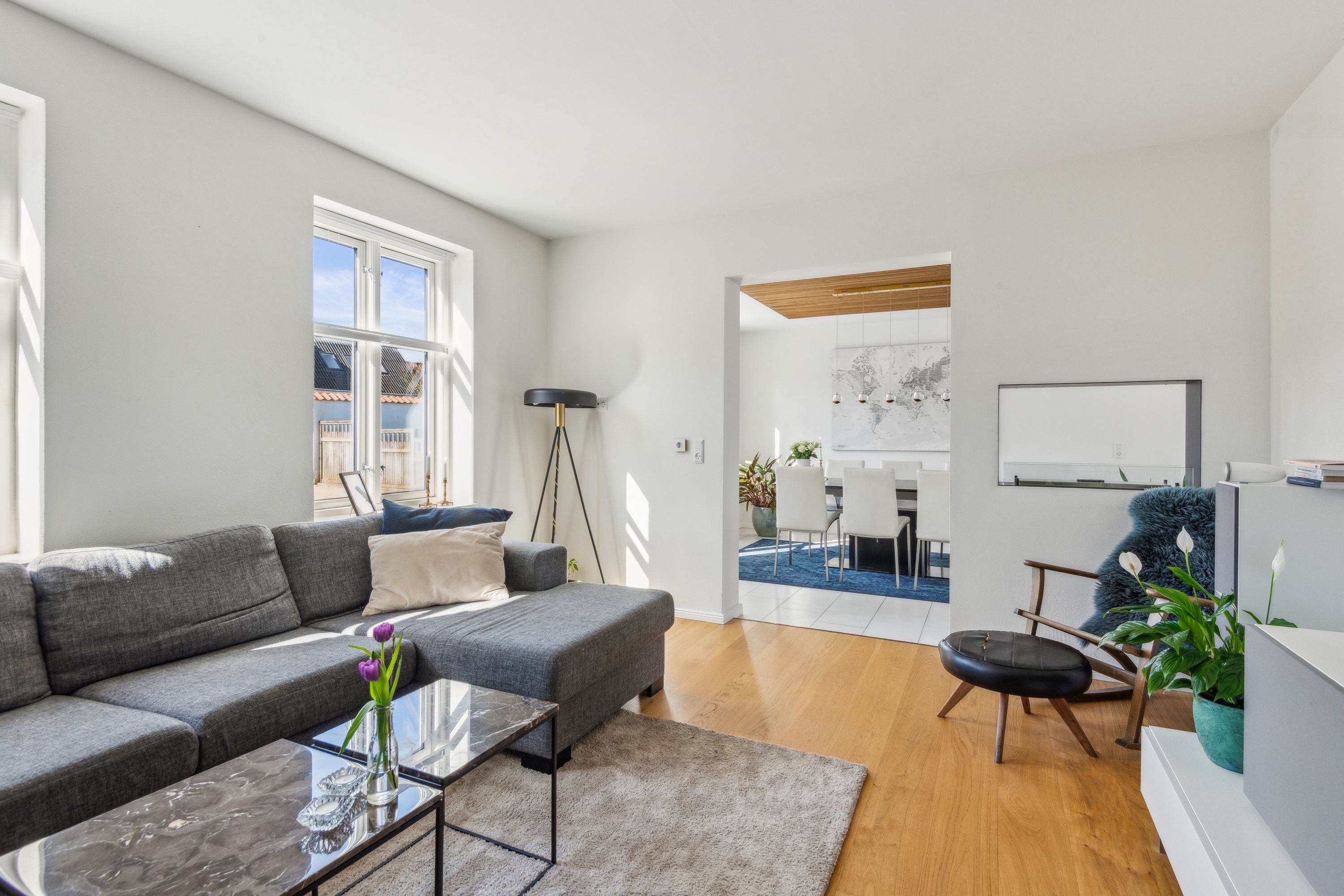 Fremhævet stue billede i fuldskærmstilstand. Billede af Voldborggade 8A, 9240 Nibe