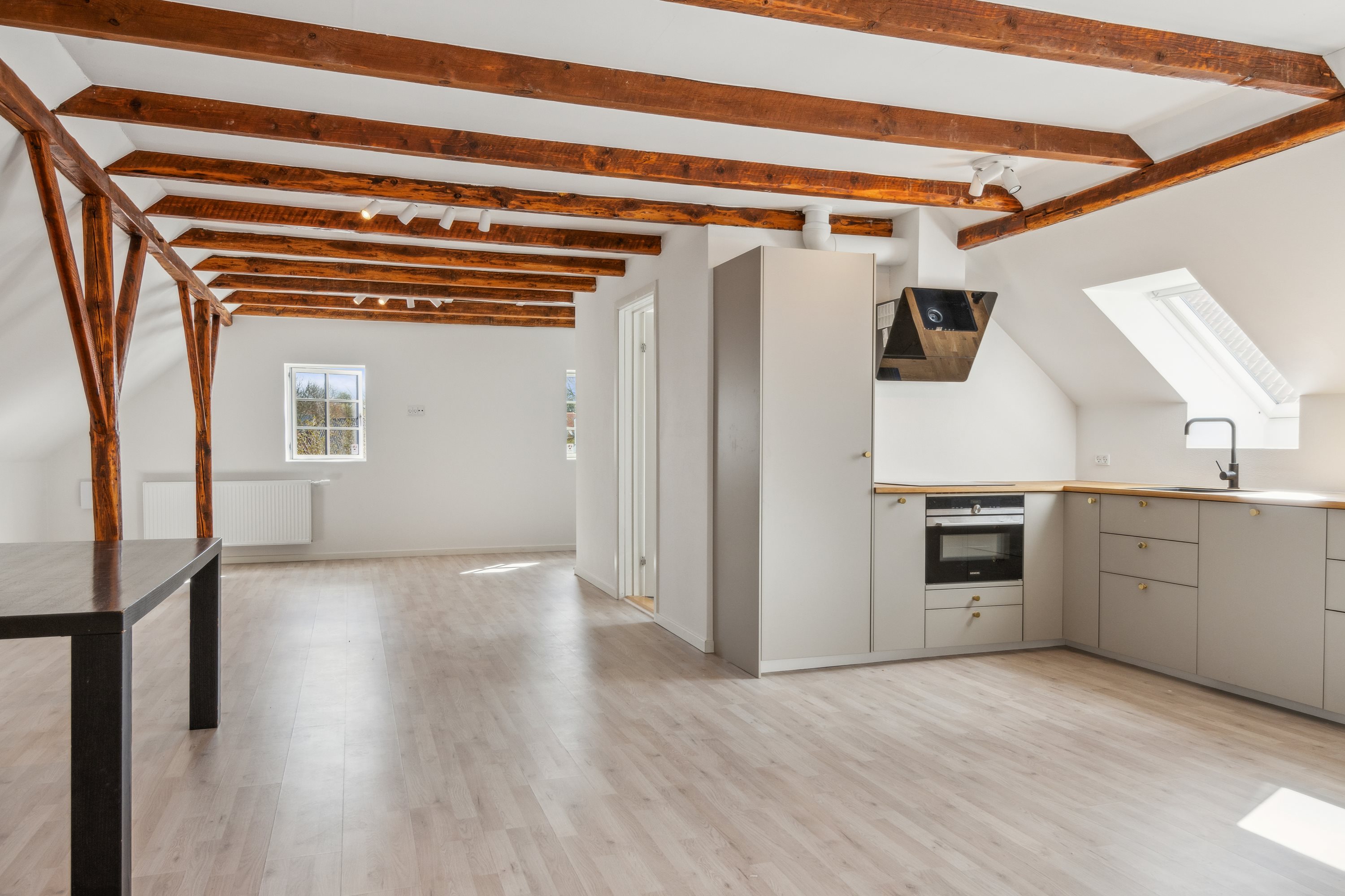 Fremhævet stue billede i fuldskærmstilstand. Billede af Voldborggade 8A, 9240 Nibe