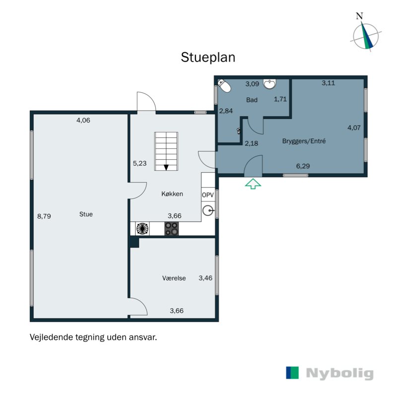Plantegninger billede af Stadionvej 24, Horne, 6800 Varde