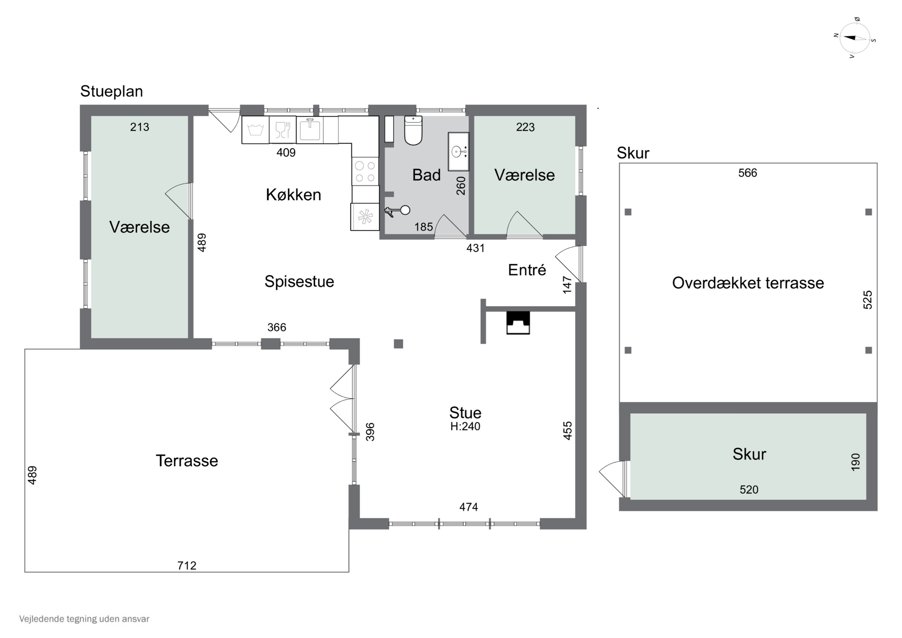 Plantegninger billede af Lisbeths Vænge 3, Tibirke Sand, 3300 Frederiksværk