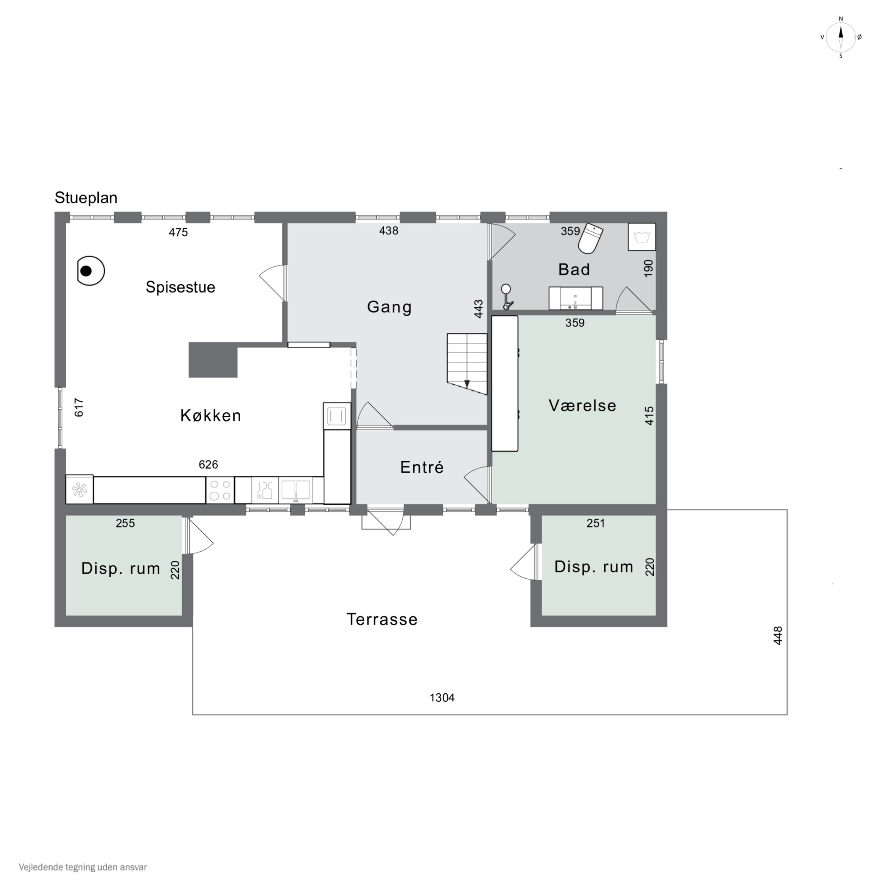 Plantegninger billede af Kirkevej 14, 5892 Gudbjerg Sydfyn