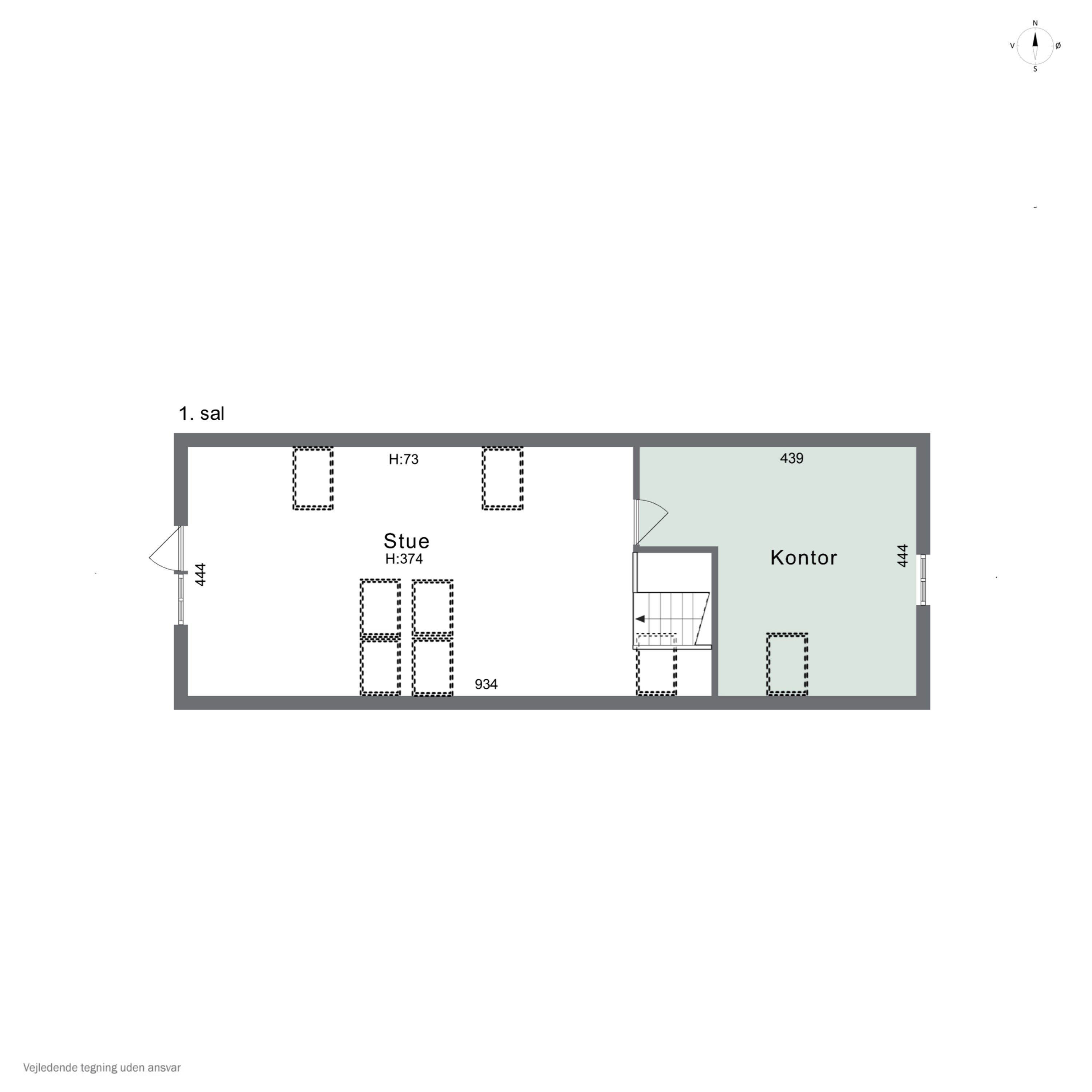Plantegninger billede af Kirkevej 14, 5892 Gudbjerg Sydfyn