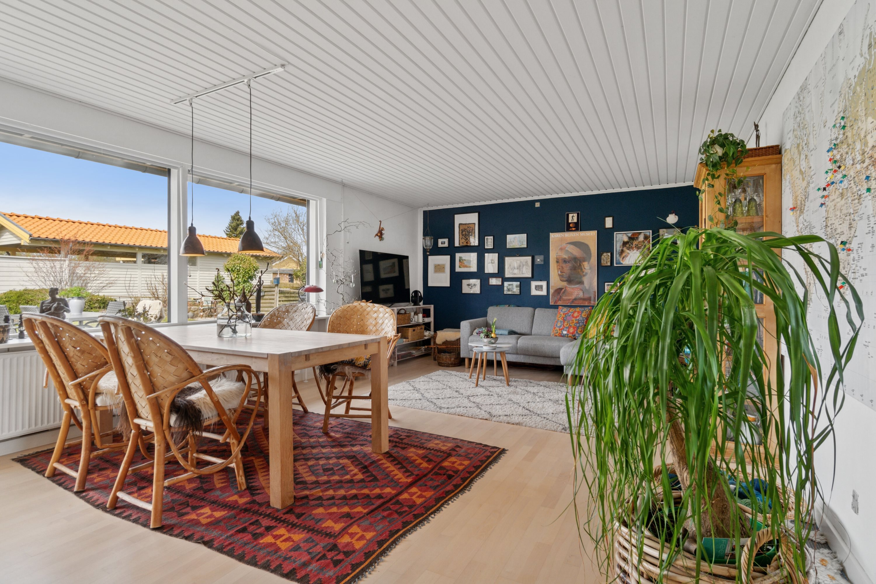 Fremhævet spisestue billede i fuldskærmstilstand. Billede af Engsvinget 13, 8462 Harlev J