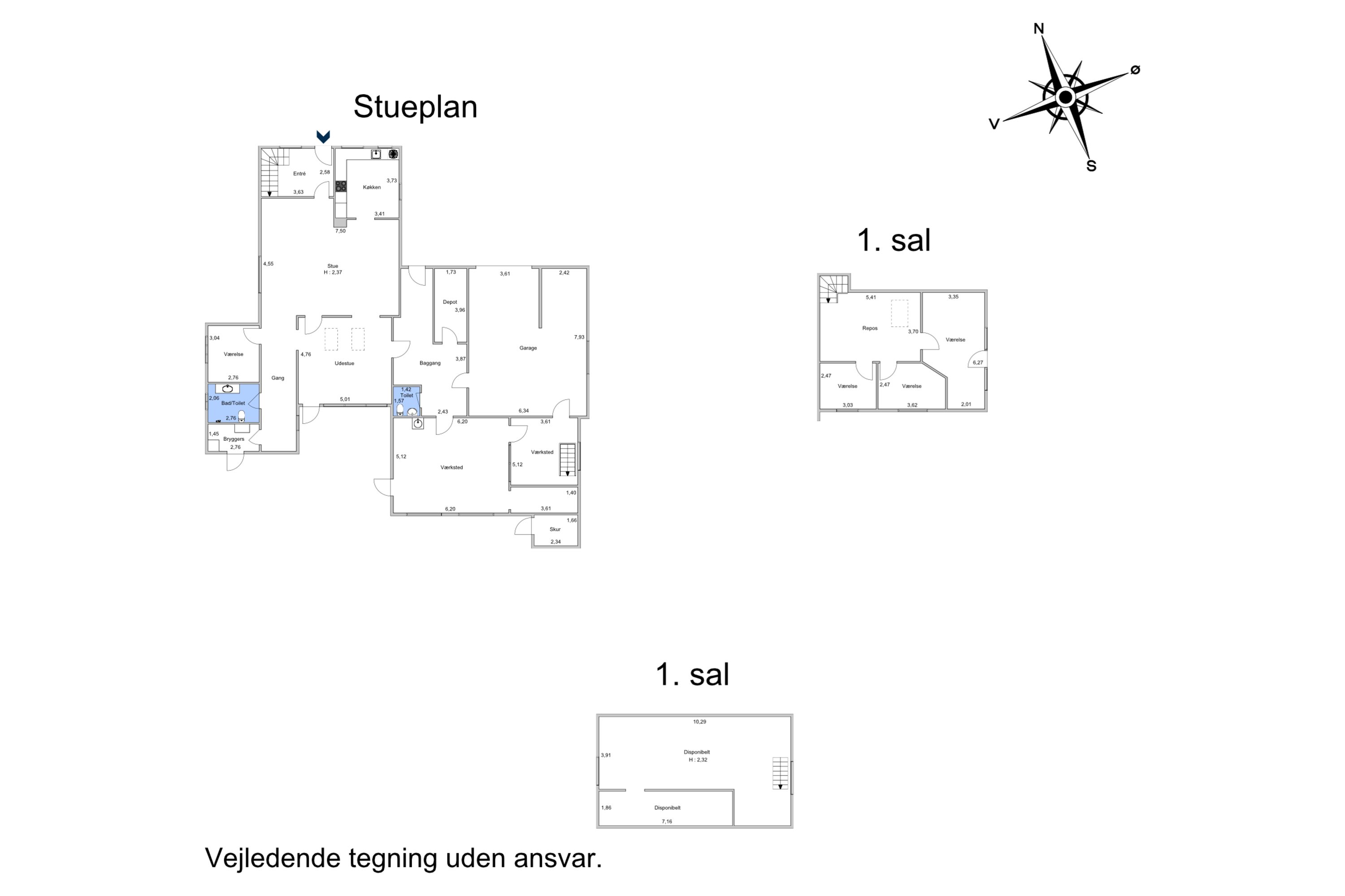 Plantegninger billede af Gosmervej 108, Halling, 8300 Odder