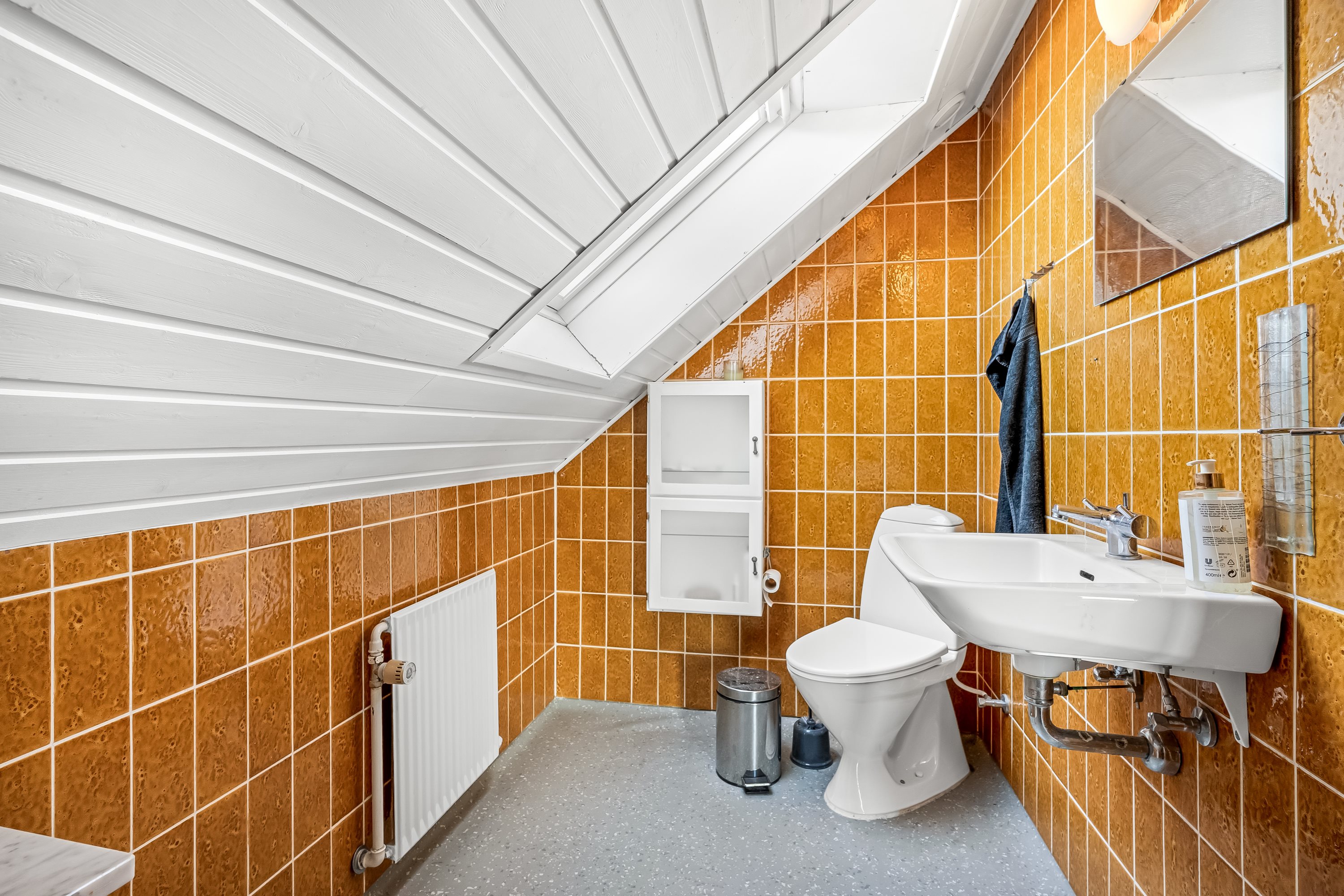 Fremhævet badeværelse billede i fuldskærmstilstand. Billede af Sejbjerg 10, Nørre Nissum, 7620 Lemvig