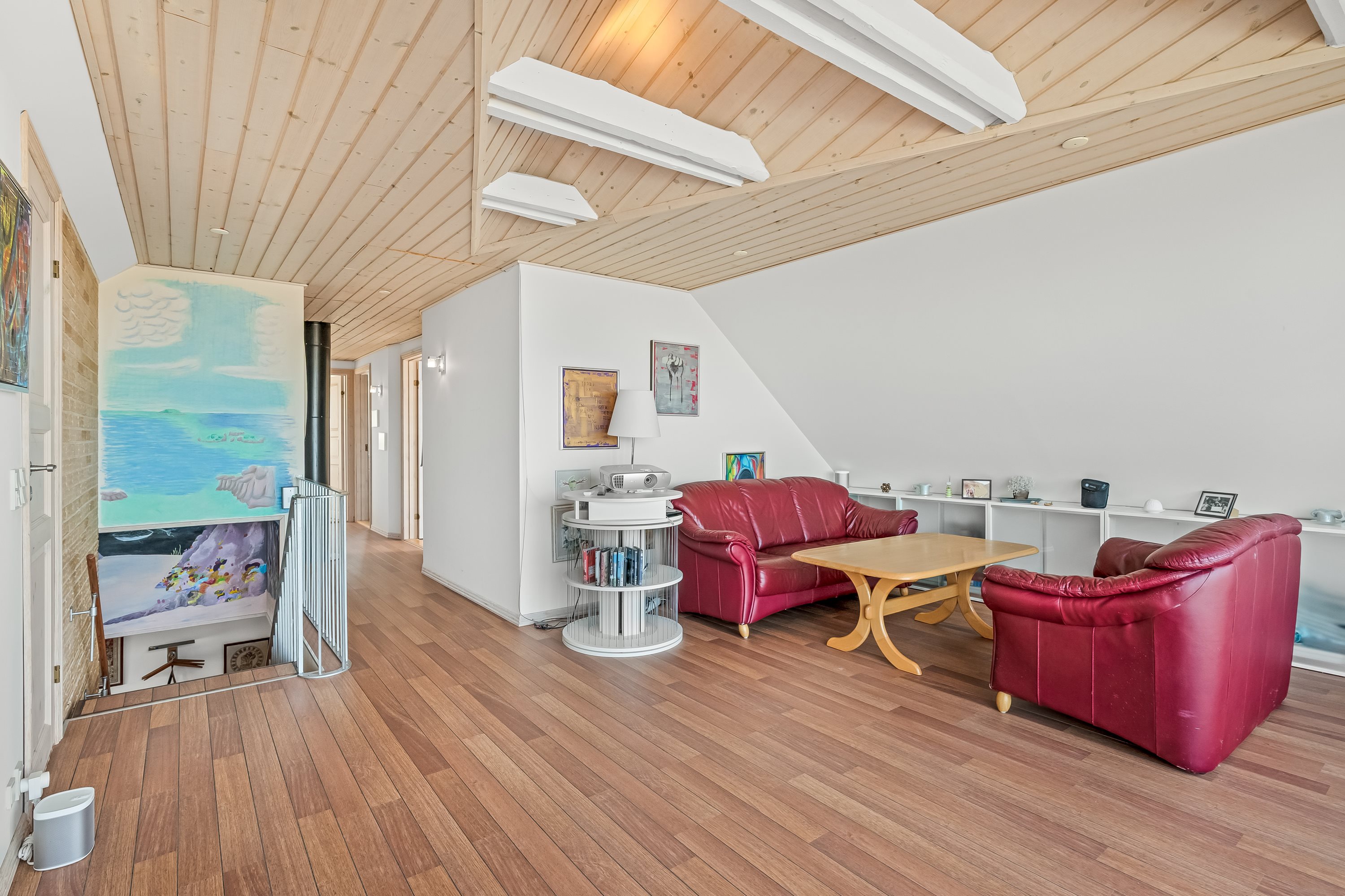 Fremhævet stue billede i fuldskærmstilstand. Billede af Sejbjerg 10, Nørre Nissum, 7620 Lemvig