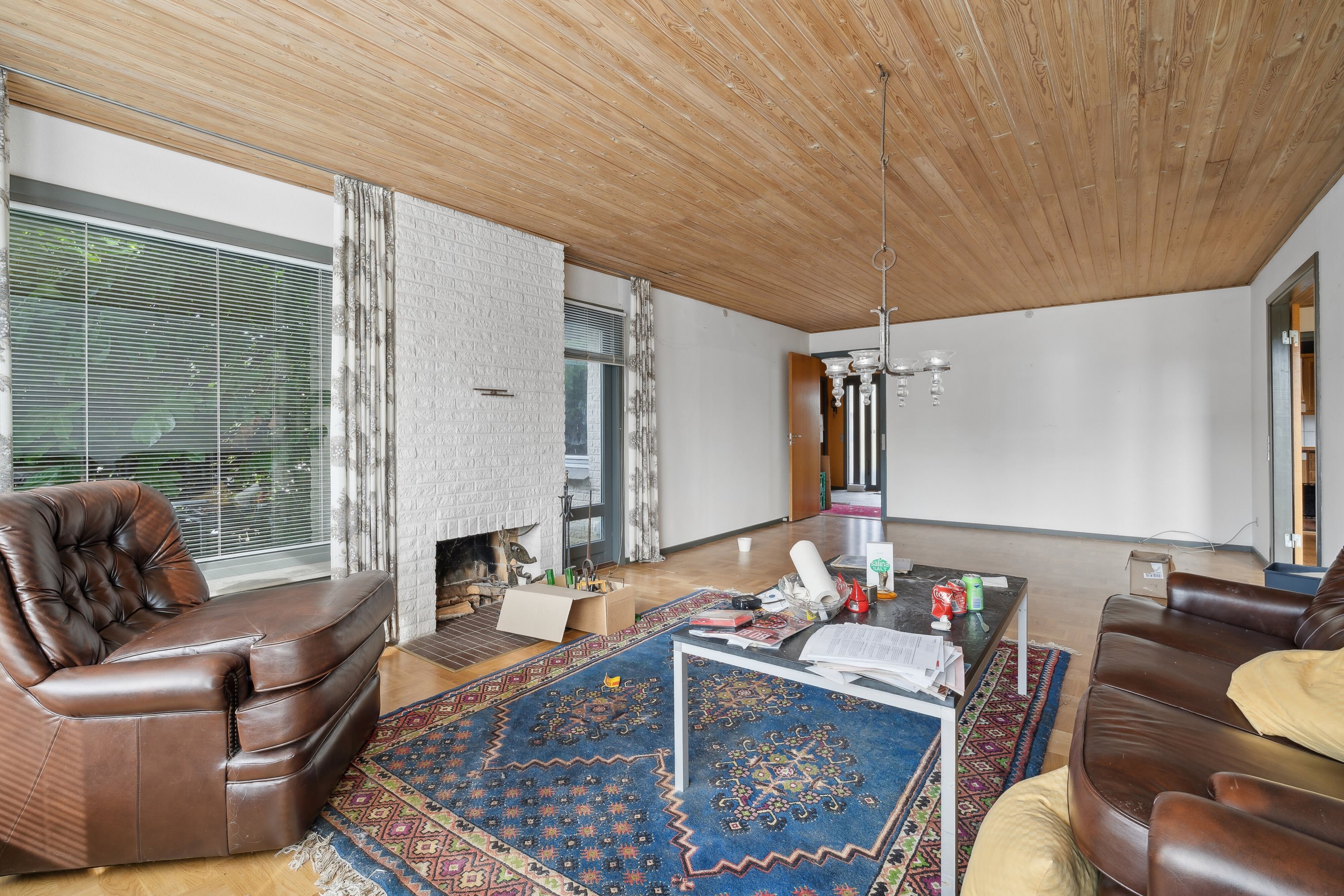 Fremhævet stue billede i fuldskærmstilstand. Billede af Tjørnevej 9, 8620 Kjellerup