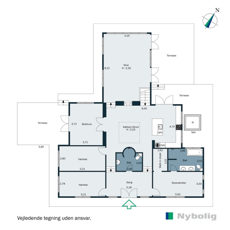 Plantegninger billede af Langelandsvej 105, Starup, 6100 Haderslev