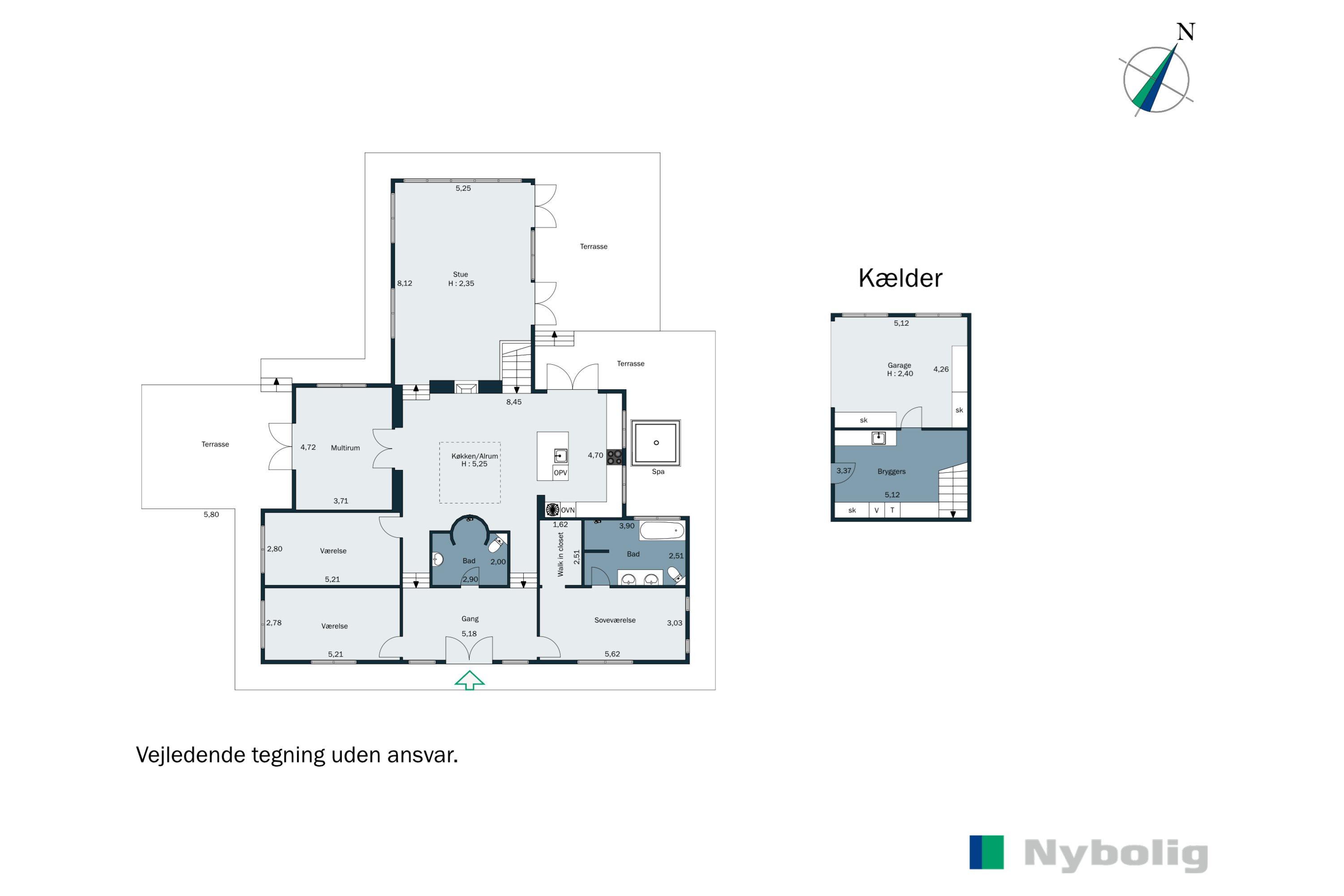 Plantegninger billede af Langelandsvej 105, Starup, 6100 Haderslev