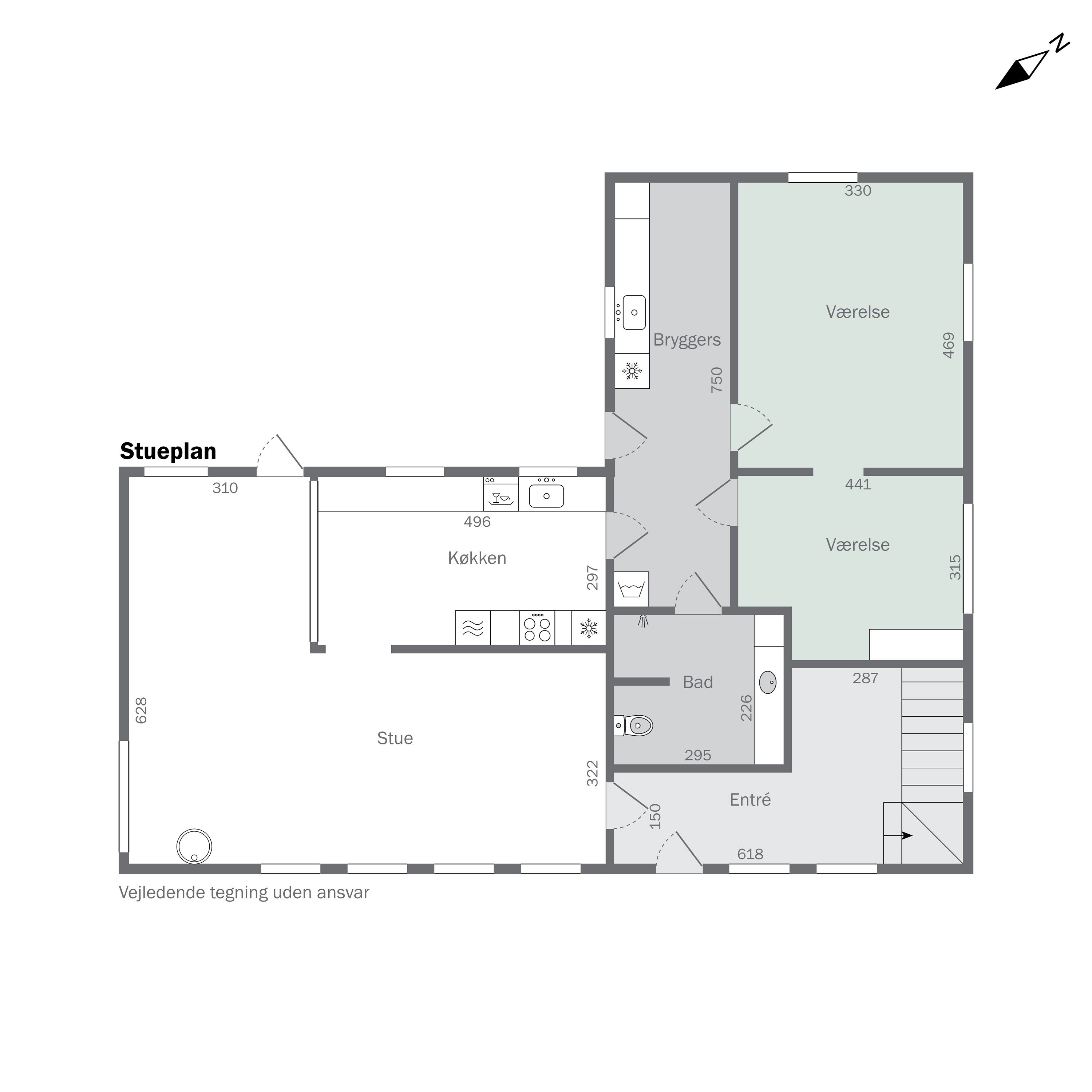 Plantegninger billede af Assensvej 17, 5750 Ringe