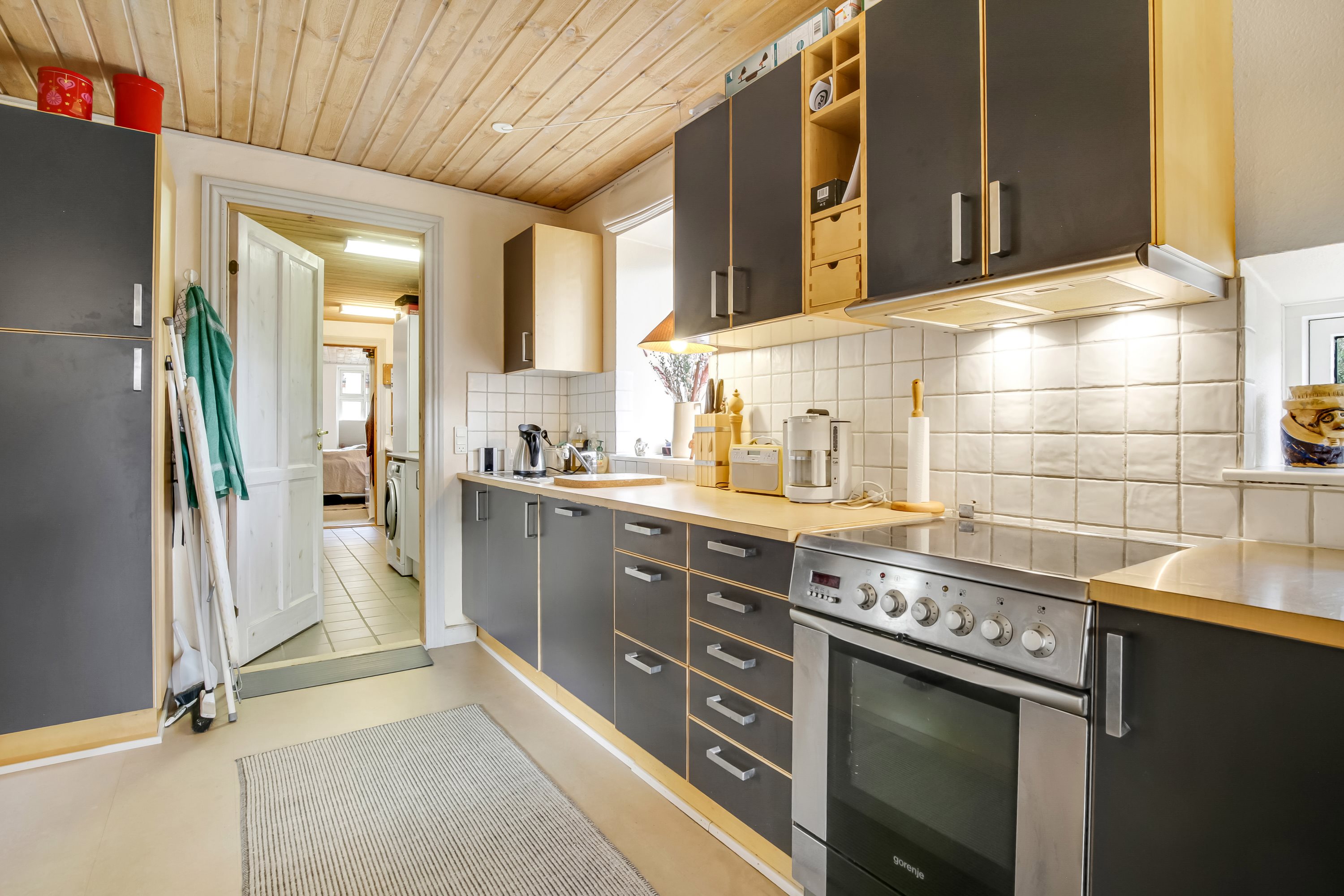 Fremhævet køkken billede i fuldskærmstilstand. Billede af Tingvej 44, 8543 Hornslet