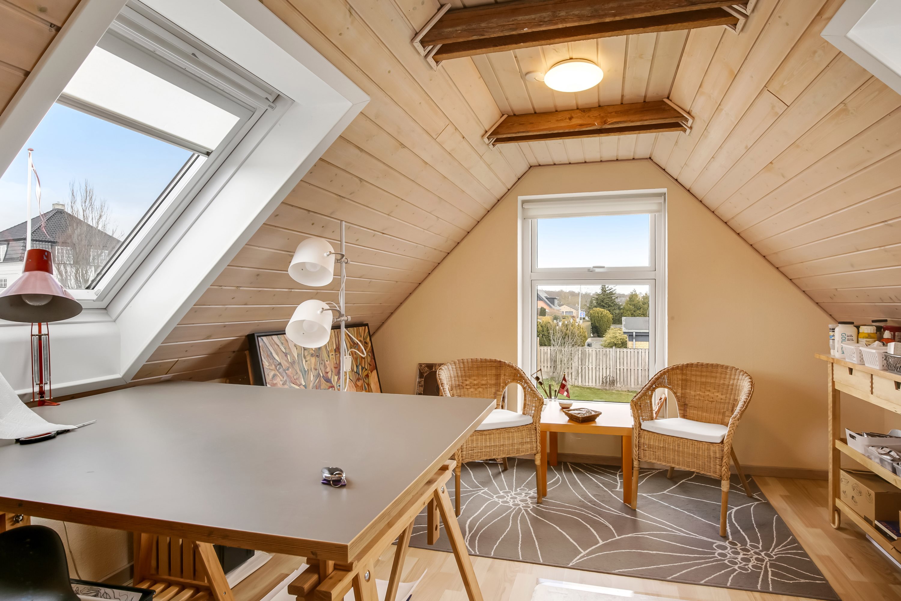 Fremhævet stue billede i fuldskærmstilstand. Billede af Tingvej 44, 8543 Hornslet