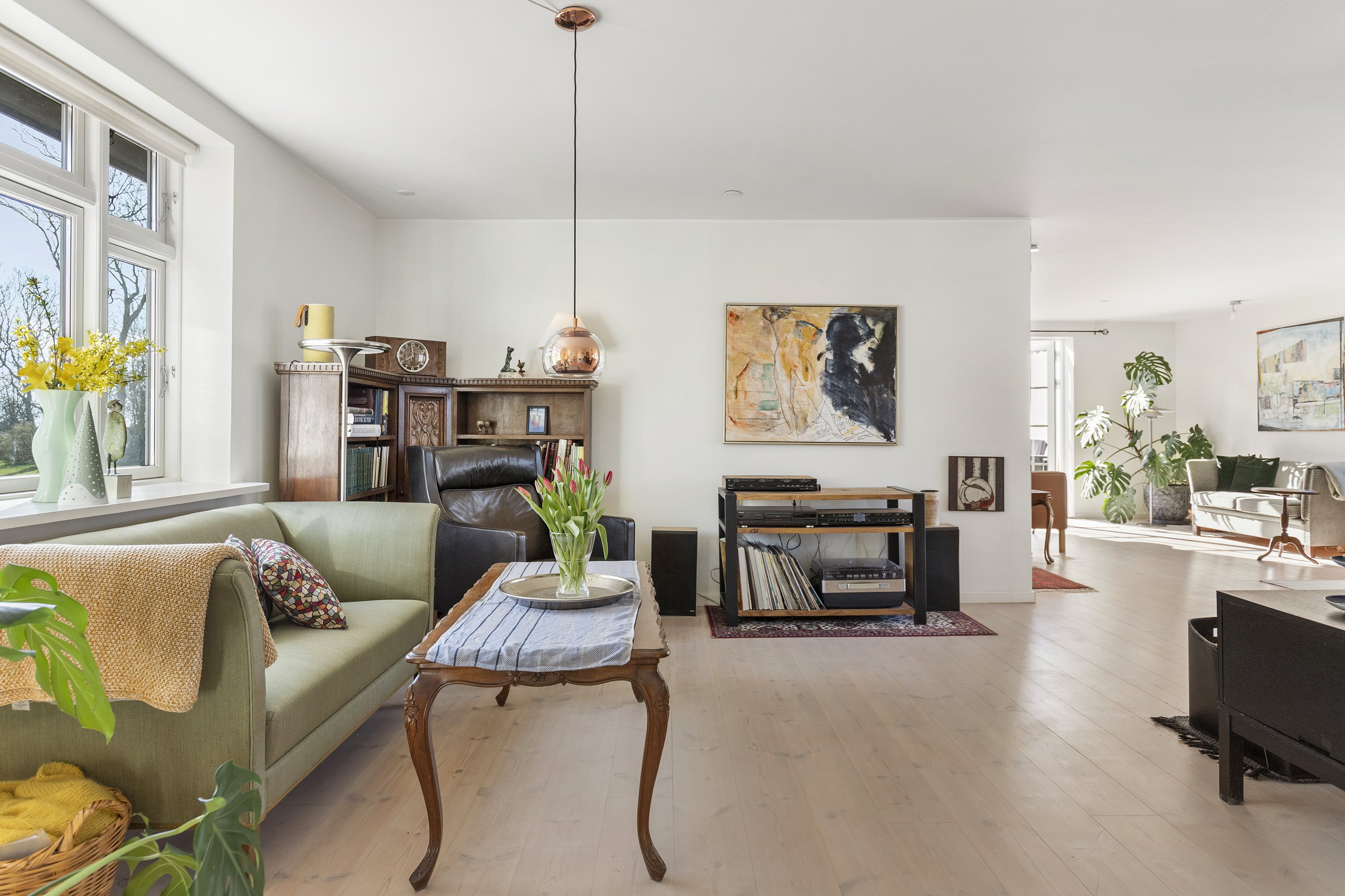 Fremhævet stue billede i fuldskærmstilstand. Billede af Fristrupvej 75, Børglum, 9760 Vrå