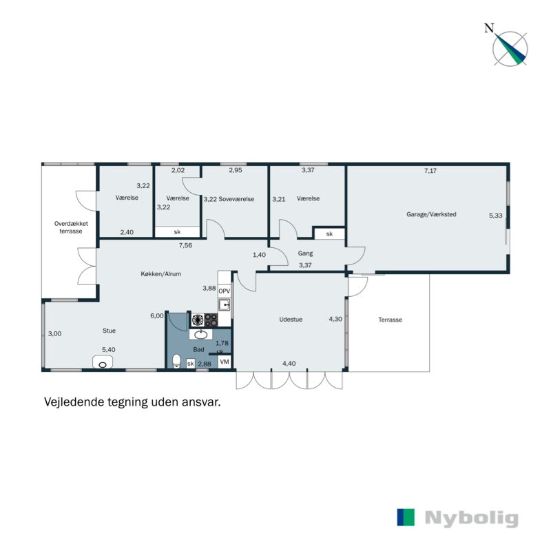 Plantegninger billede af Aarø 3, 6100 Haderslev