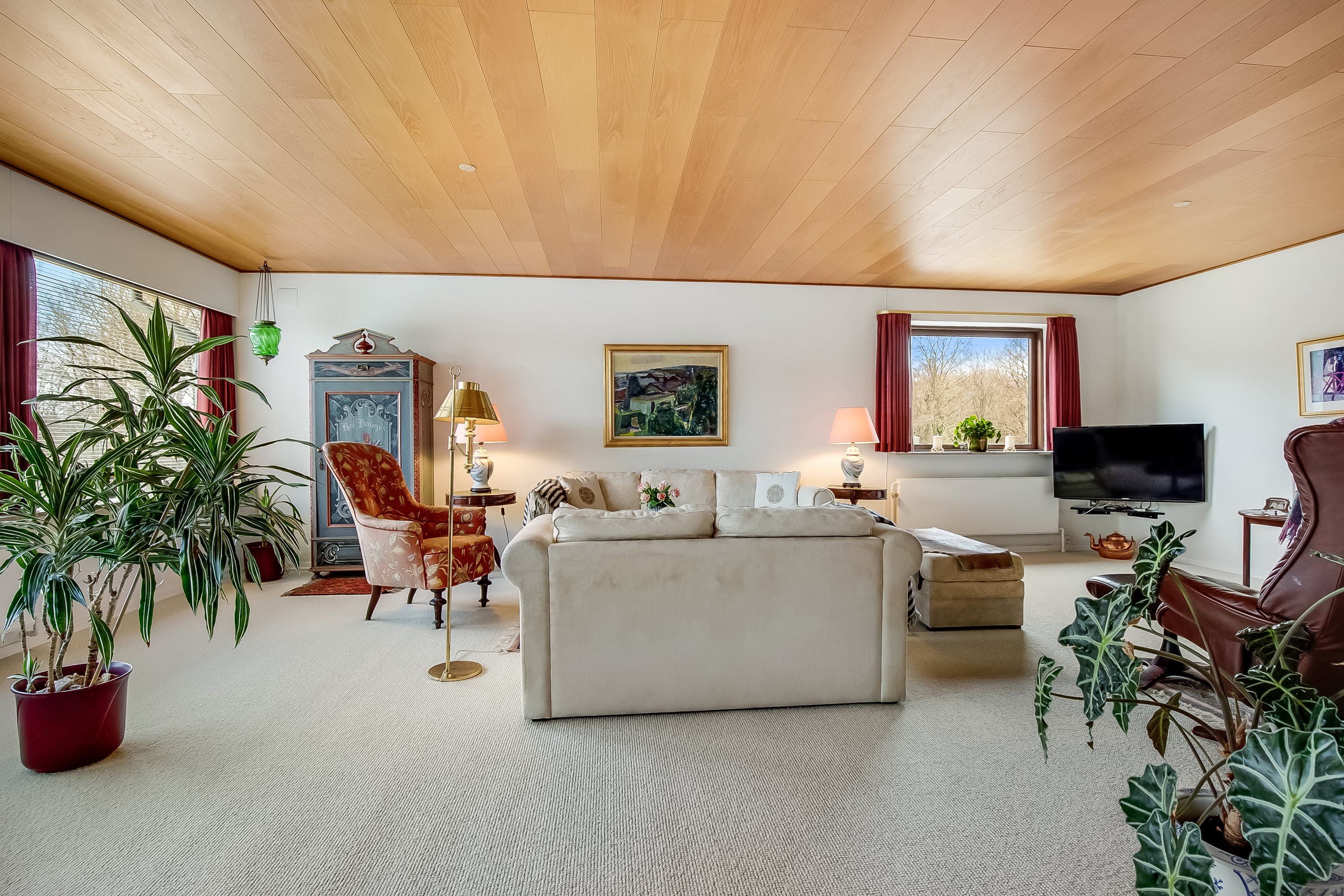 Fremhævet stue billede i fuldskærmstilstand. Billede af Nørremarksvej 150, Bredballe, 7120 Vejle Øst