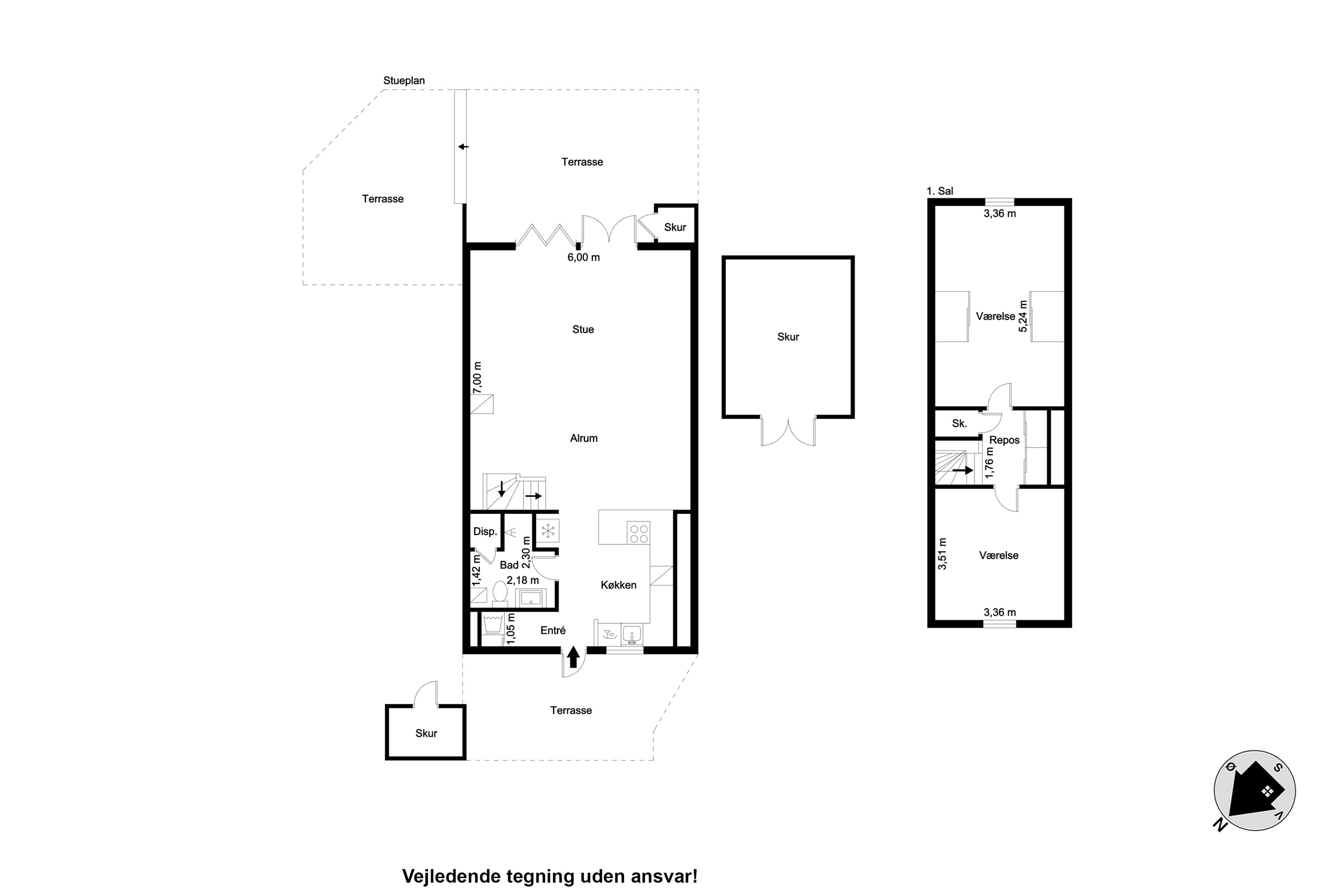 Plantegninger billede af Golfsvinget 111, Gatten, 9640 Farsø