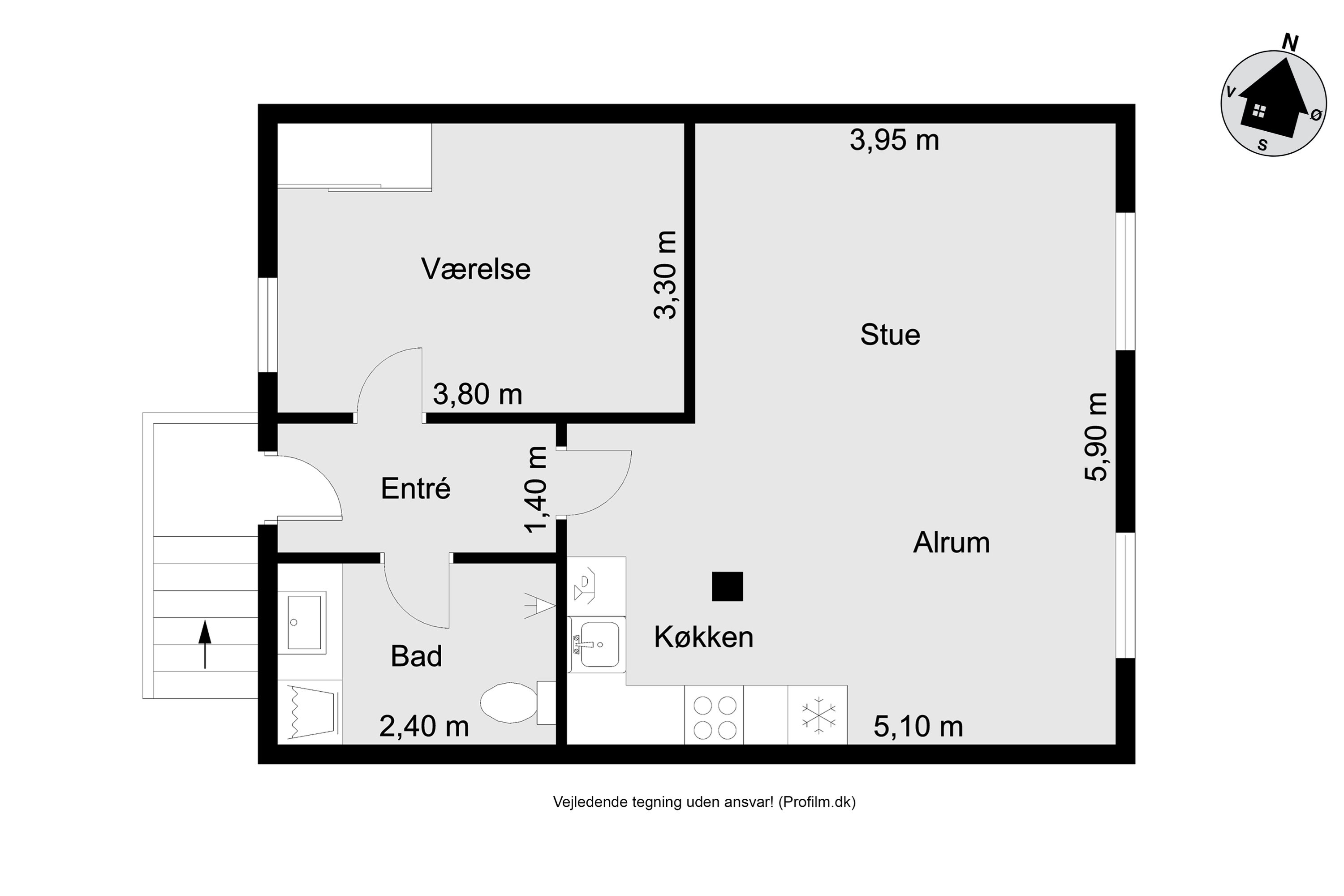 Plantegninger billede af Langelinie 23, 7500 Holstebro