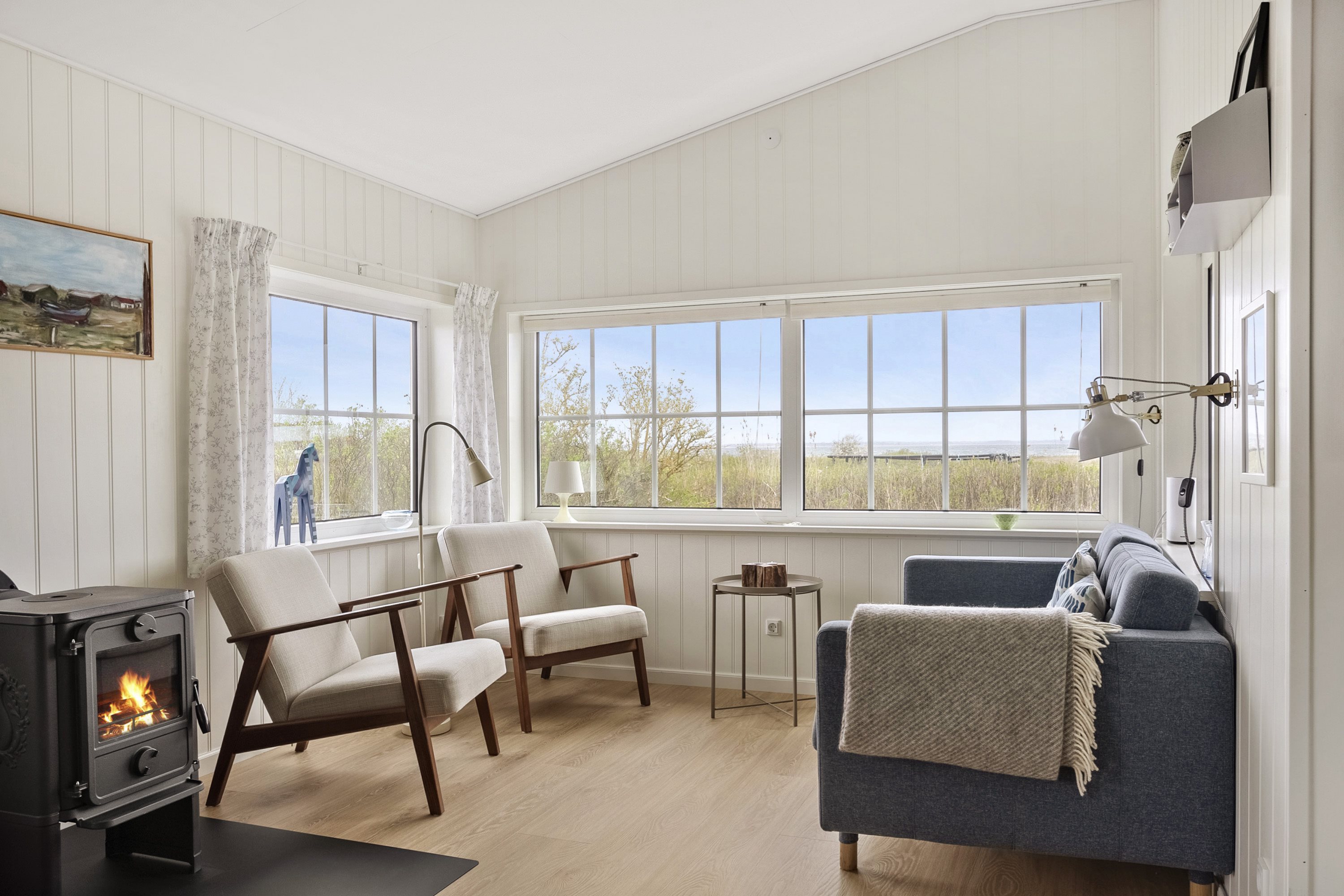 Fremhævet stue billede i fuldskærmstilstand. Billede af Aarø 3, 6100 Haderslev