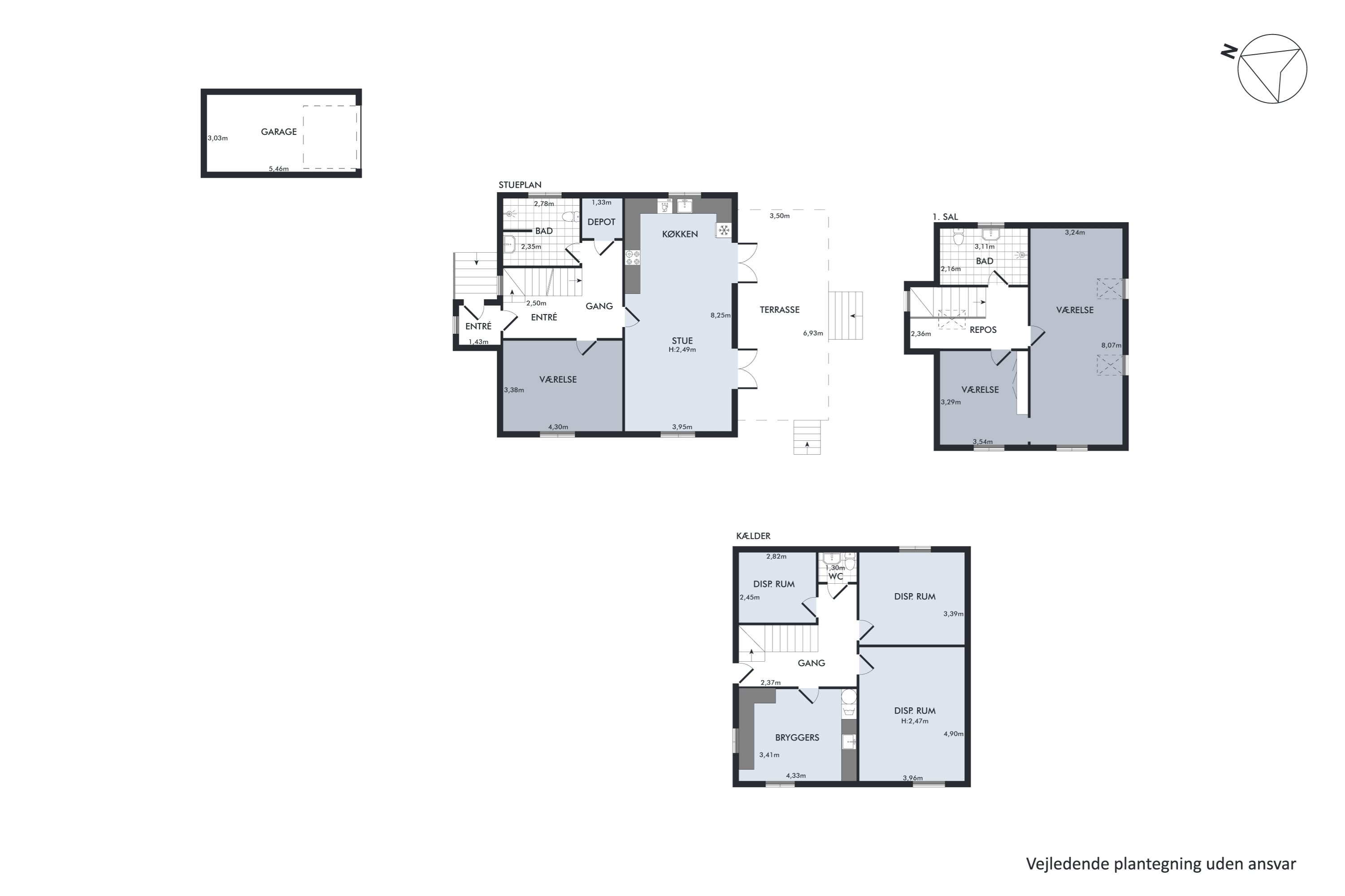 Plantegninger billede af Drosselvej 13, 2630 Taastrup