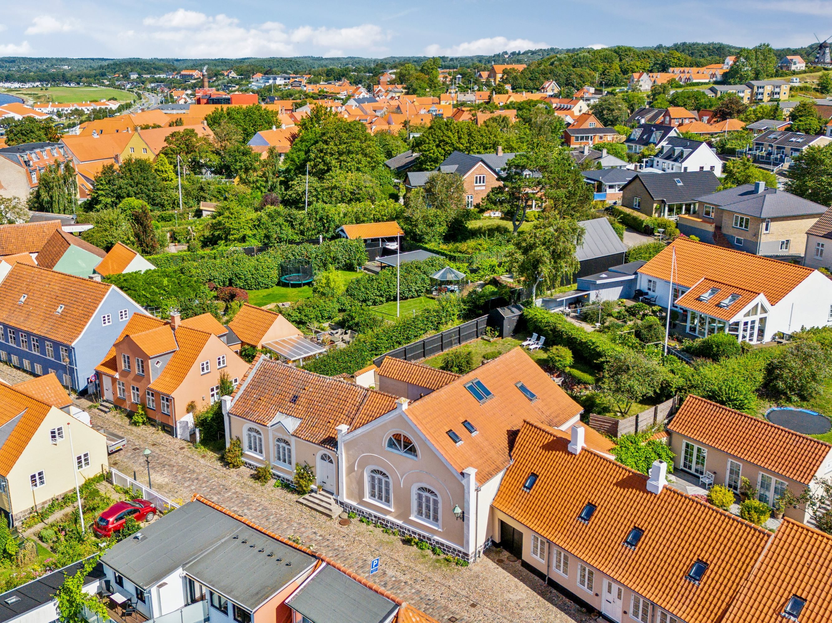 Miniaturebillede 2: luftfoto. Billede af Overgade 17, 8400 Ebeltoft