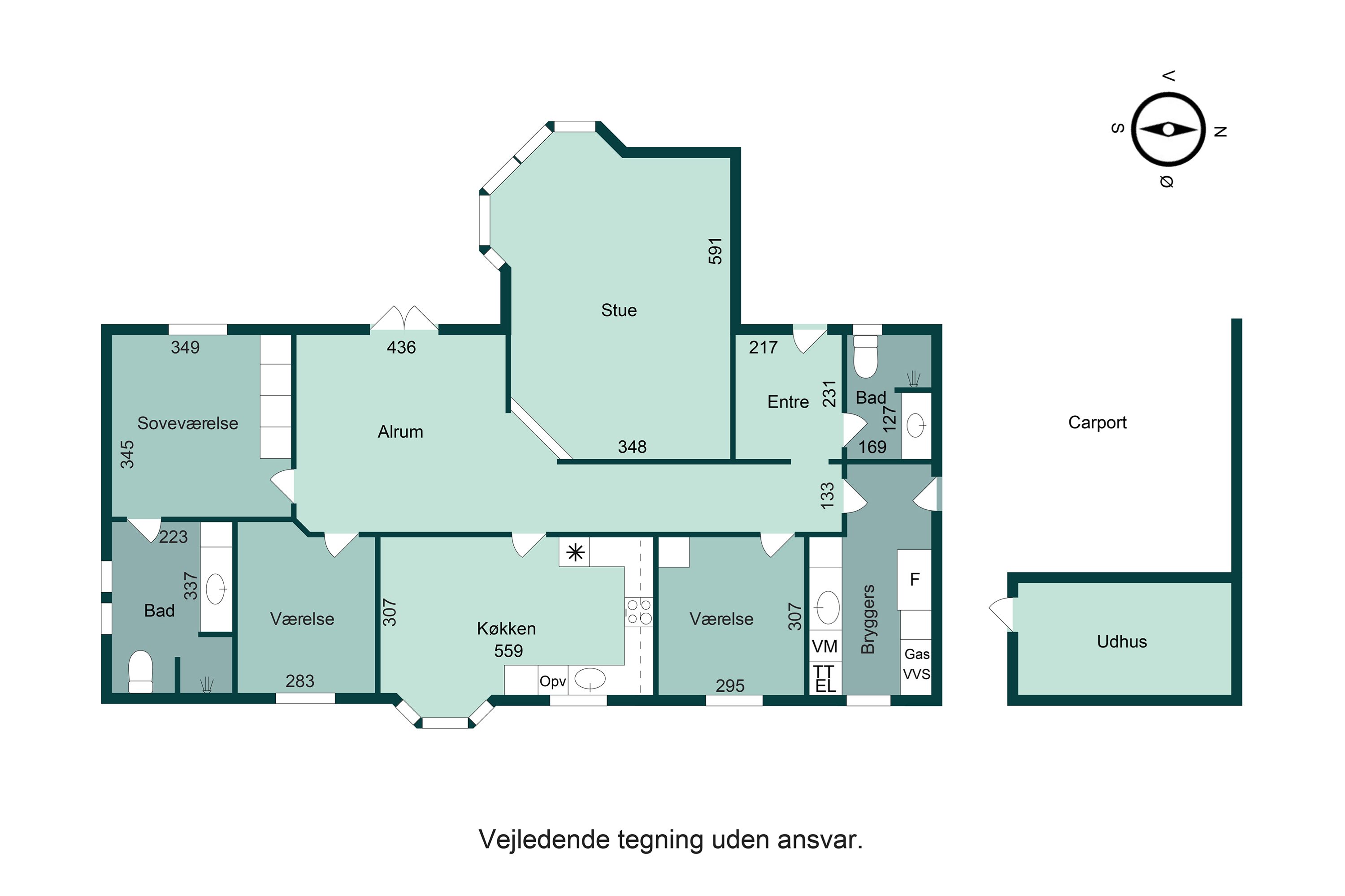 Plantegninger billede af Sundvænget 5, 8700 Horsens