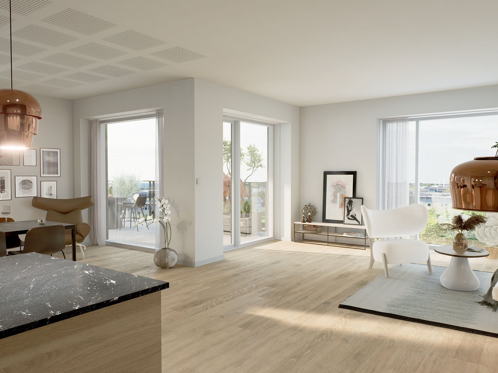 Fremhævet  billede i fuldskærmstilstand. Billede af Brøndumsvej 15-17, 10. A34., 8800 Viborg