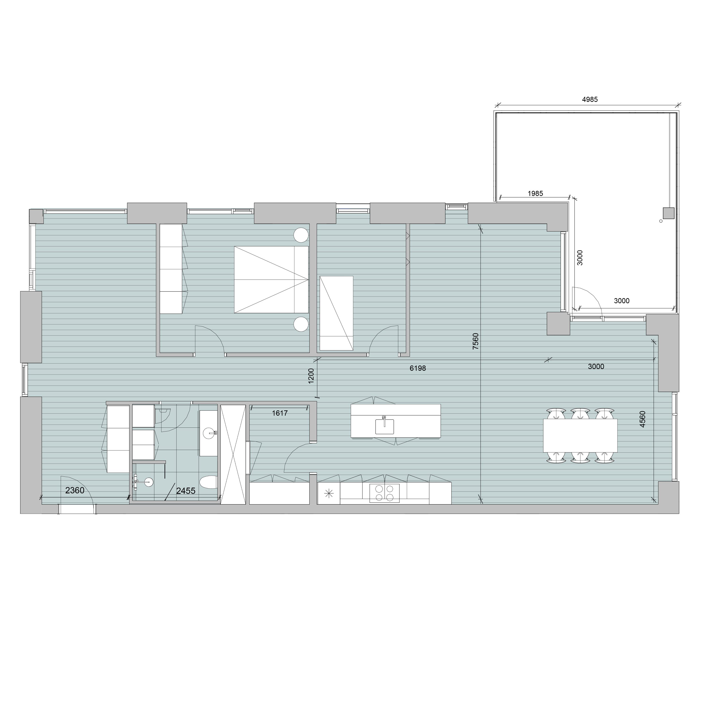 Plantegninger billede af Brøndumsvej 15-17, 10. A34., 8800 Viborg